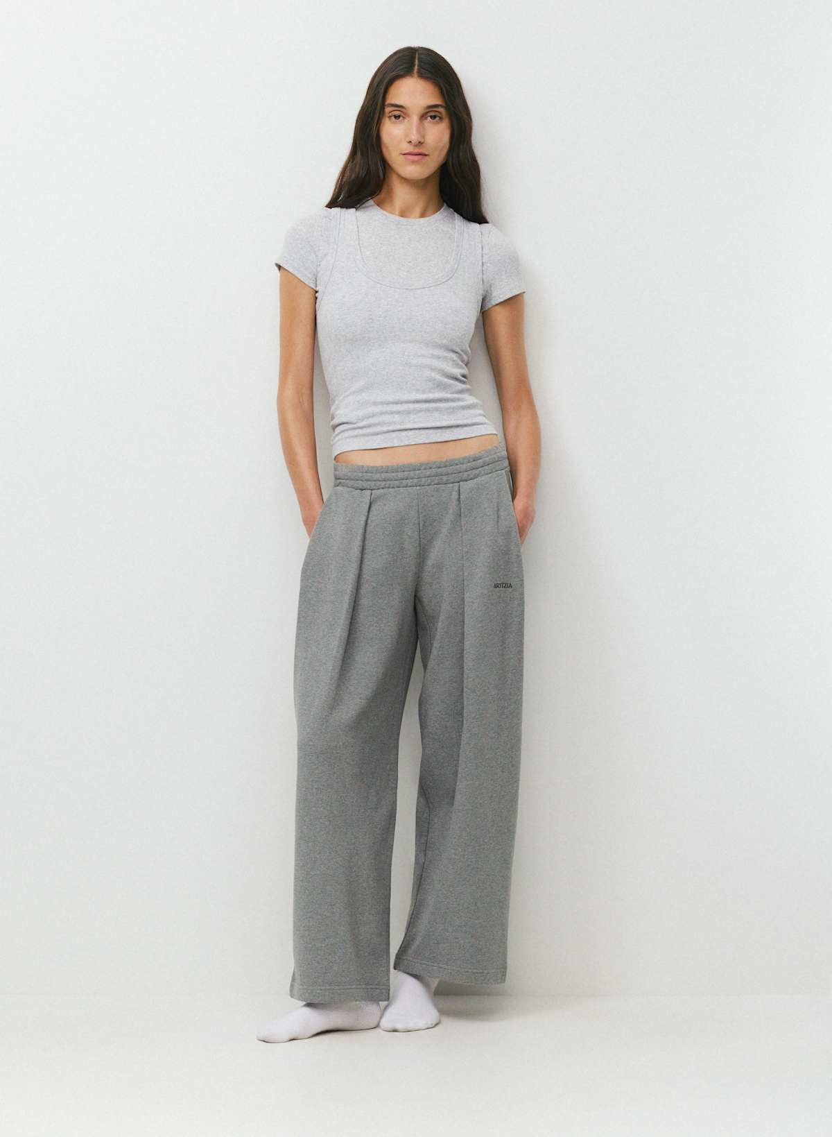 Terry Sweatfleece Mega Pleated Sweatpant - Image 2