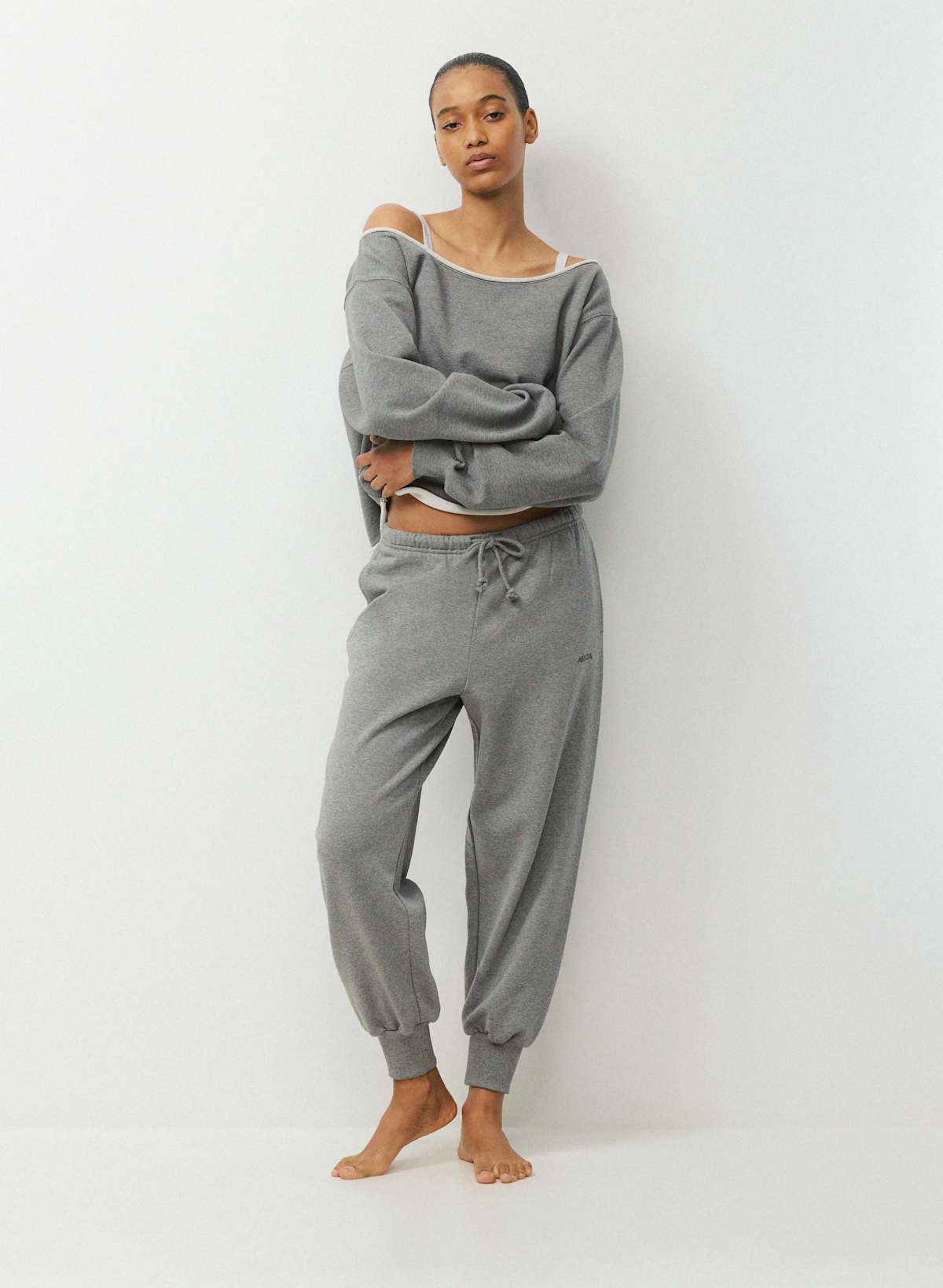 Terry Sweatfleece Mega Flutter Cuff Jogger