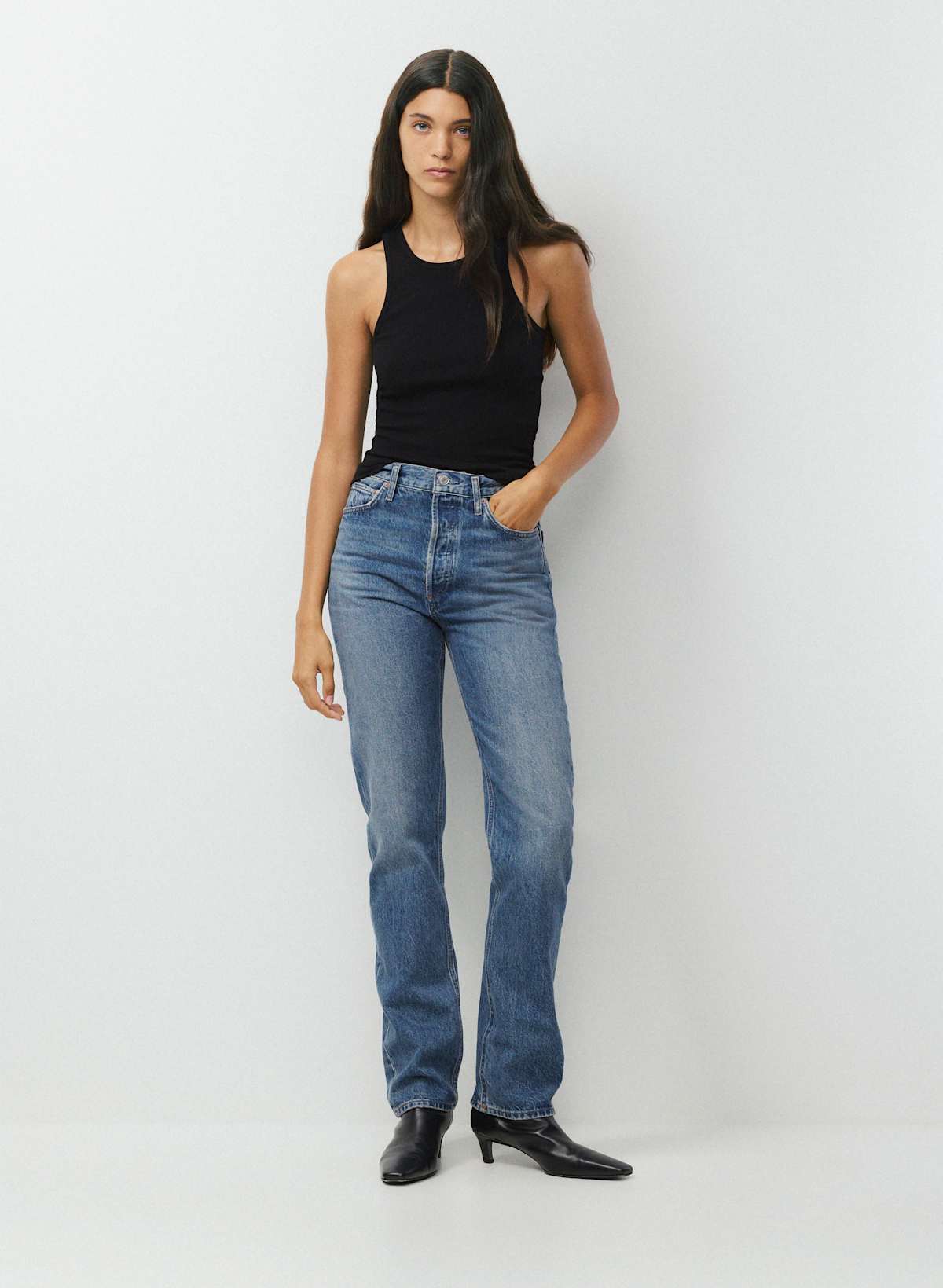 AGOLDE 90's Pinch Waist Long Jean - Image 2