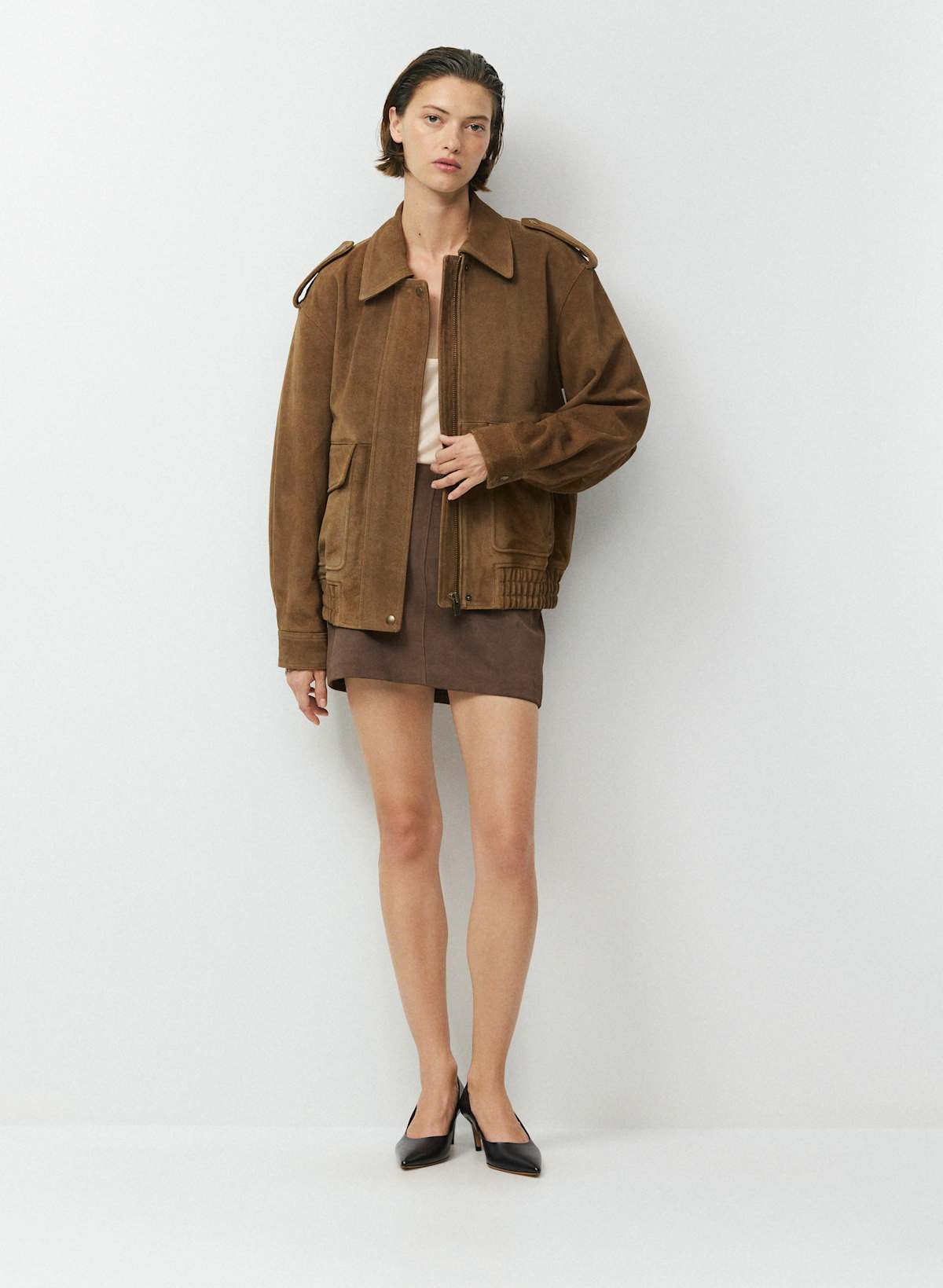 Petra Skirt - Suede