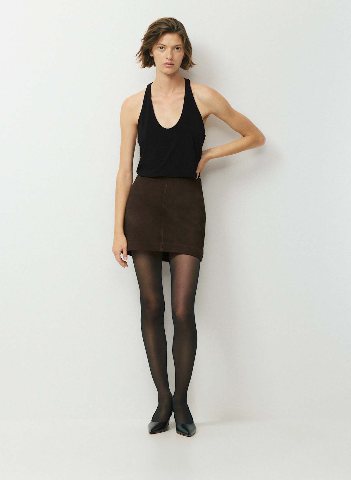 Petra Skirt - Suede - Image 2