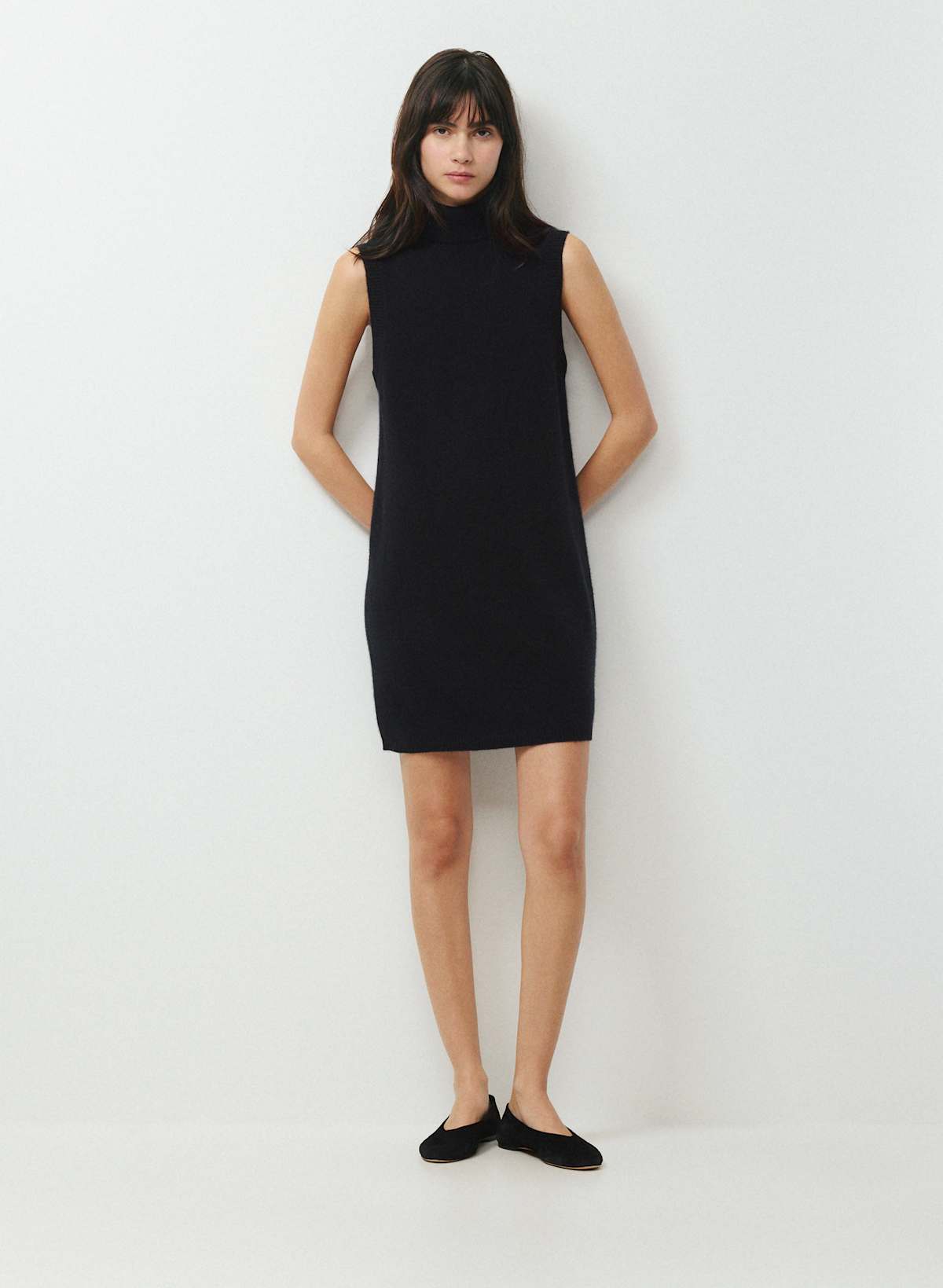 Essential Wool Cashmere Outline Dress - Image 3