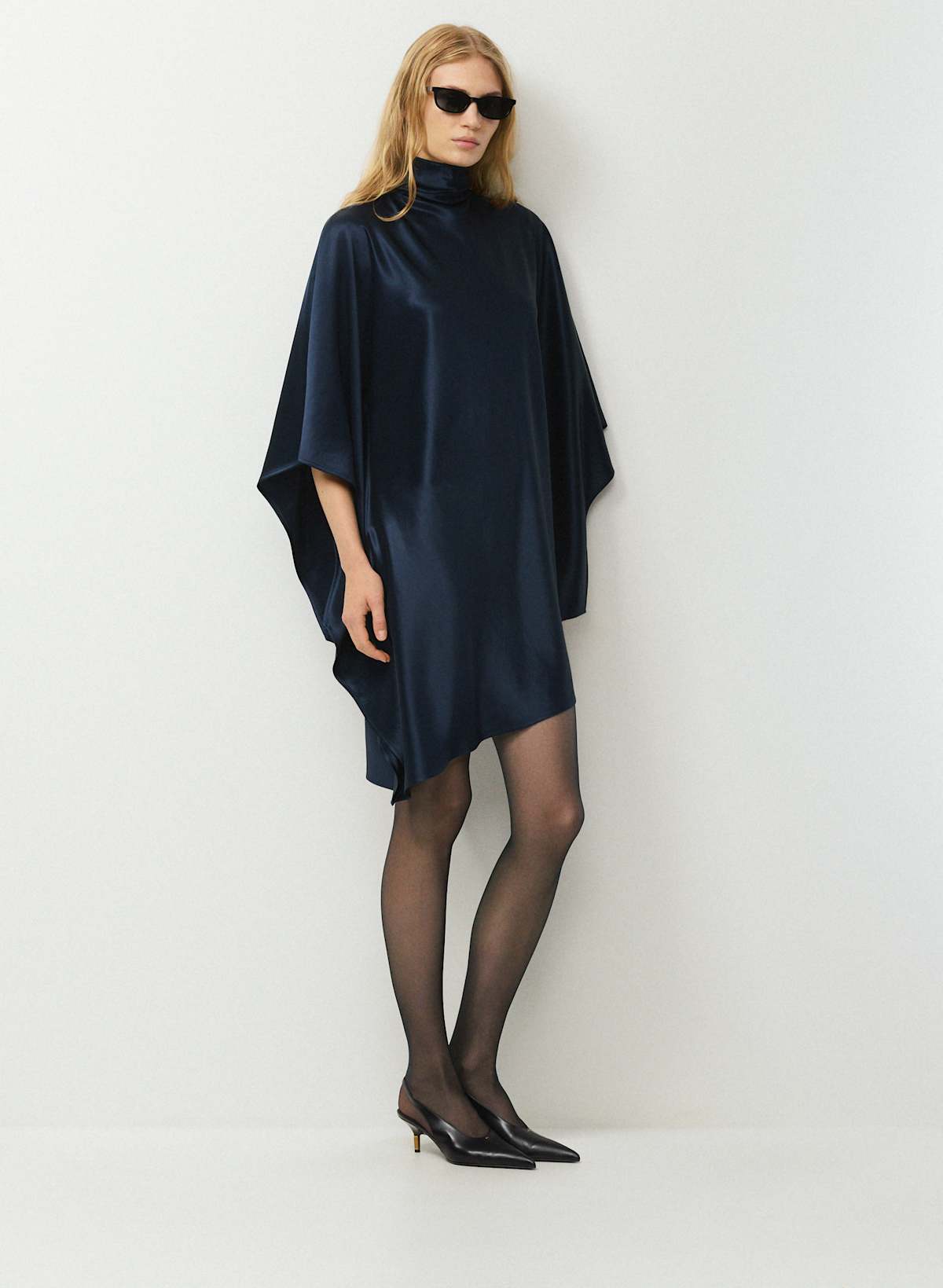 Fan Satin Dress