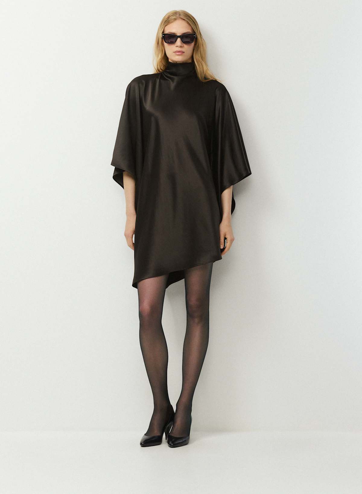 Fan Satin Dress - Image 2