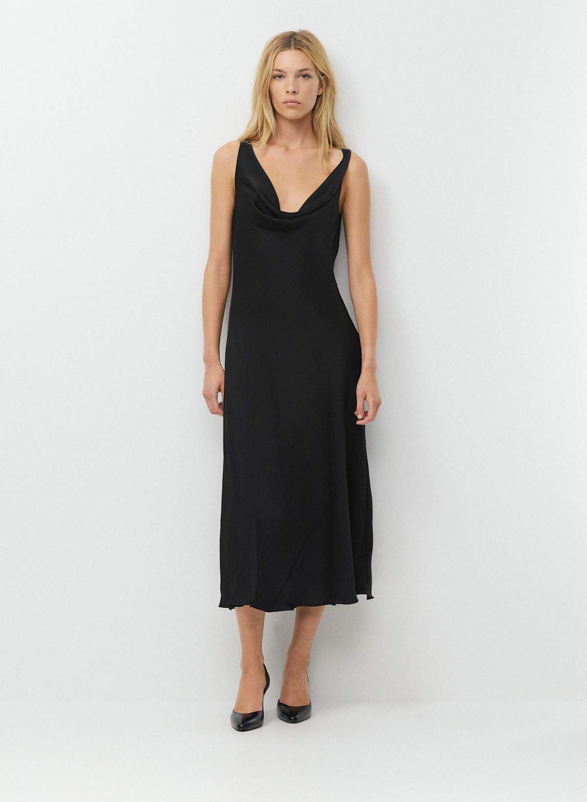 Delilah Satin Dress - Image 2