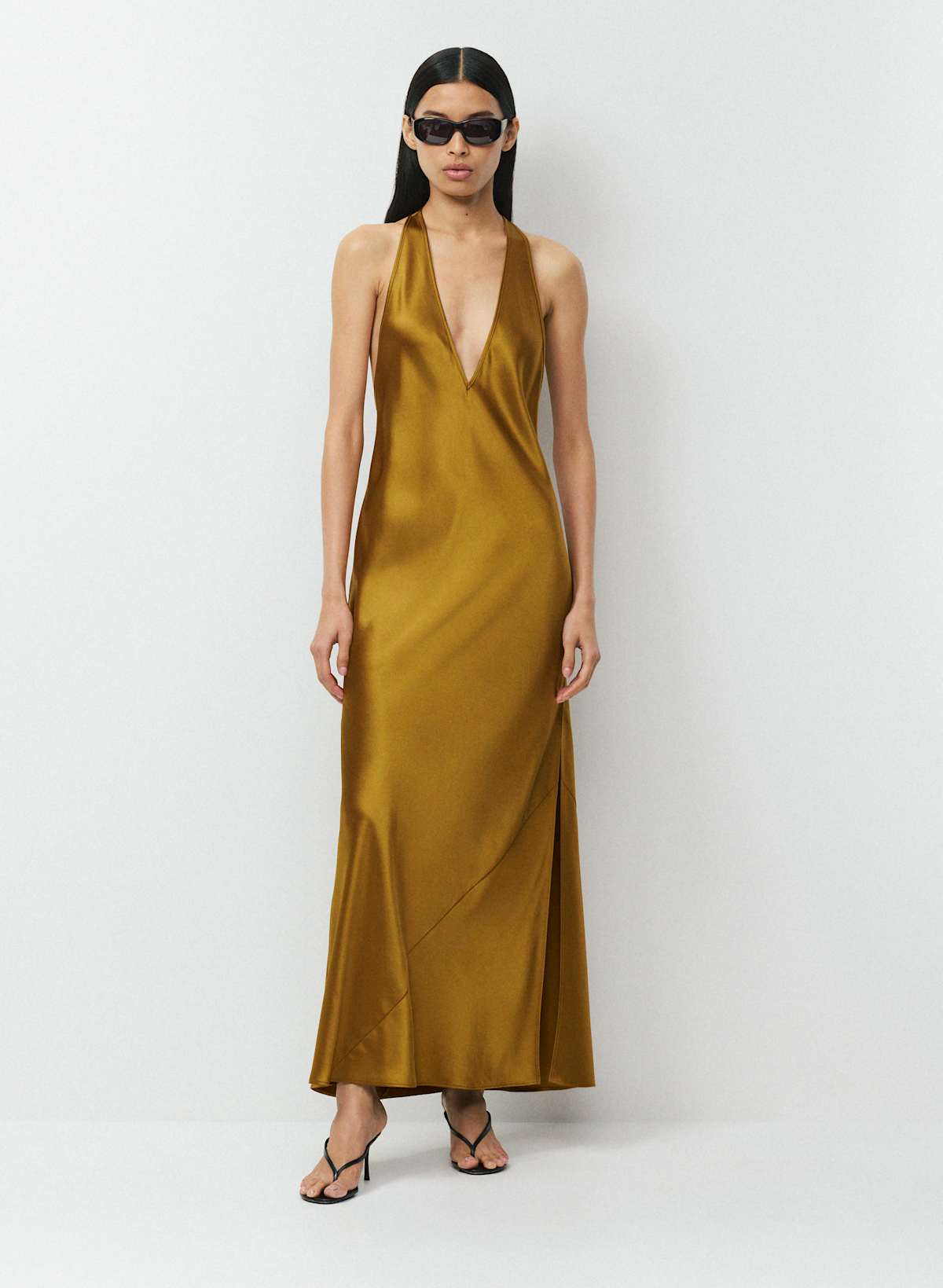 Backdrop Satin Dress