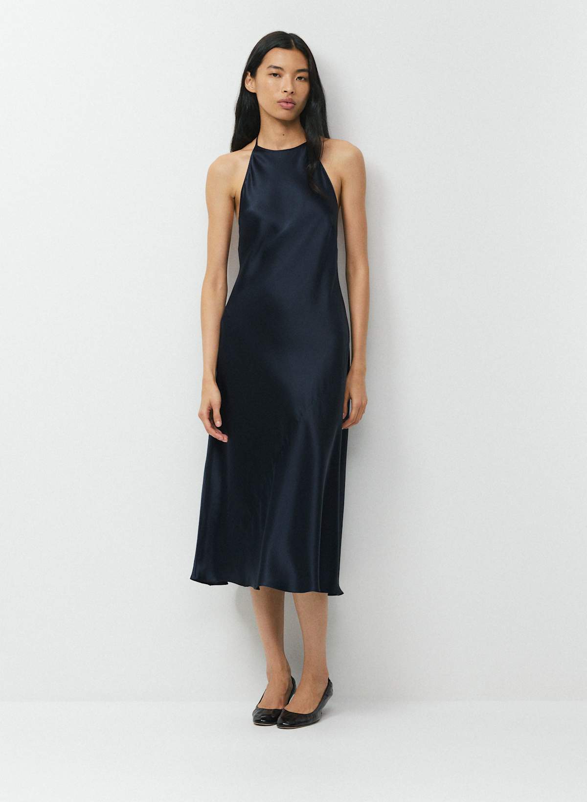 Estate Silk Halter Dress