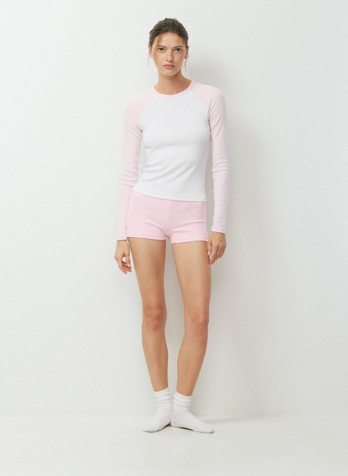 HomeStretch Rib Carefree Micro Short