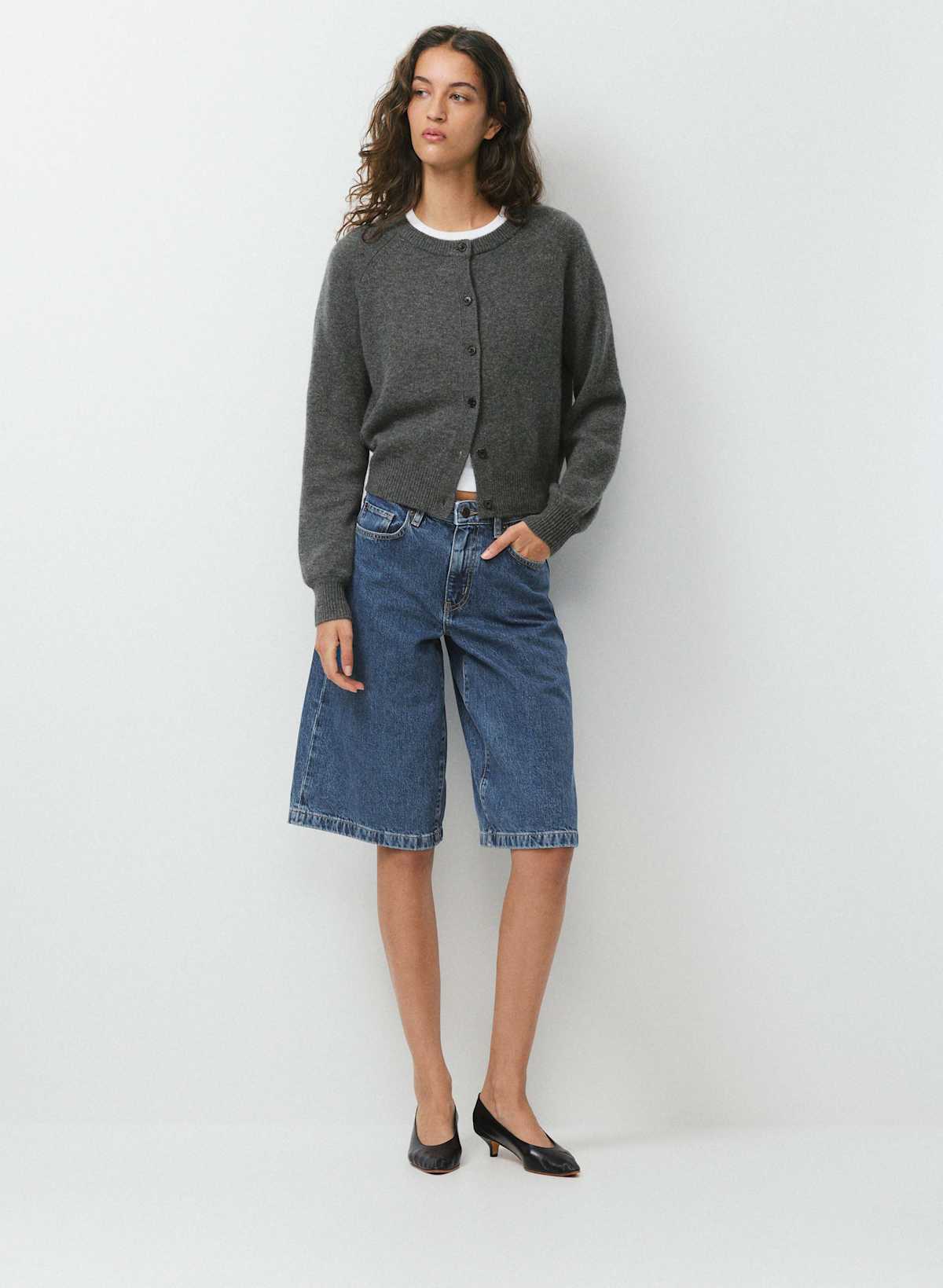 Publicity Below-Knee Denim Short - Image 2