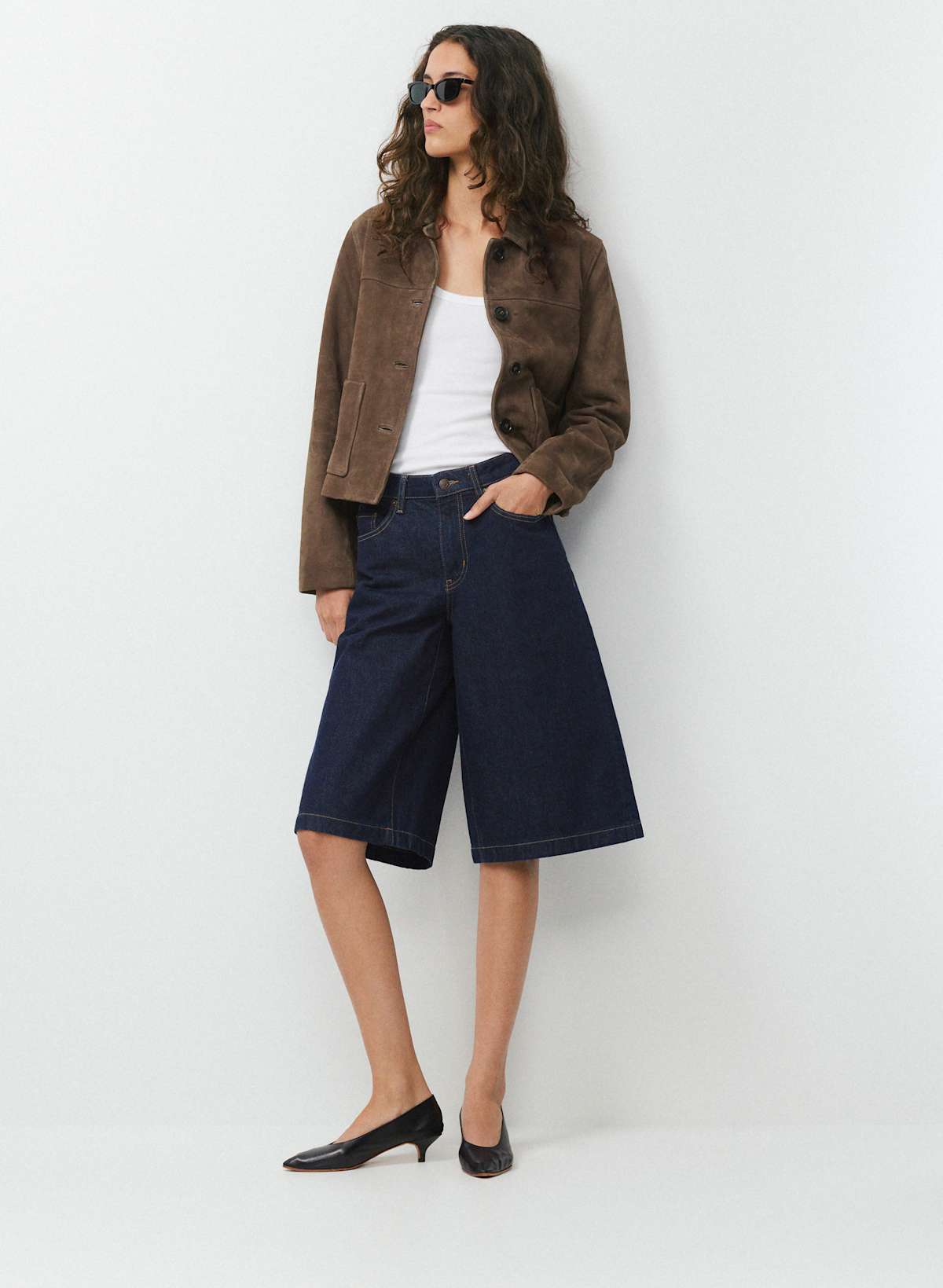 Publicity Below-Knee Denim Short