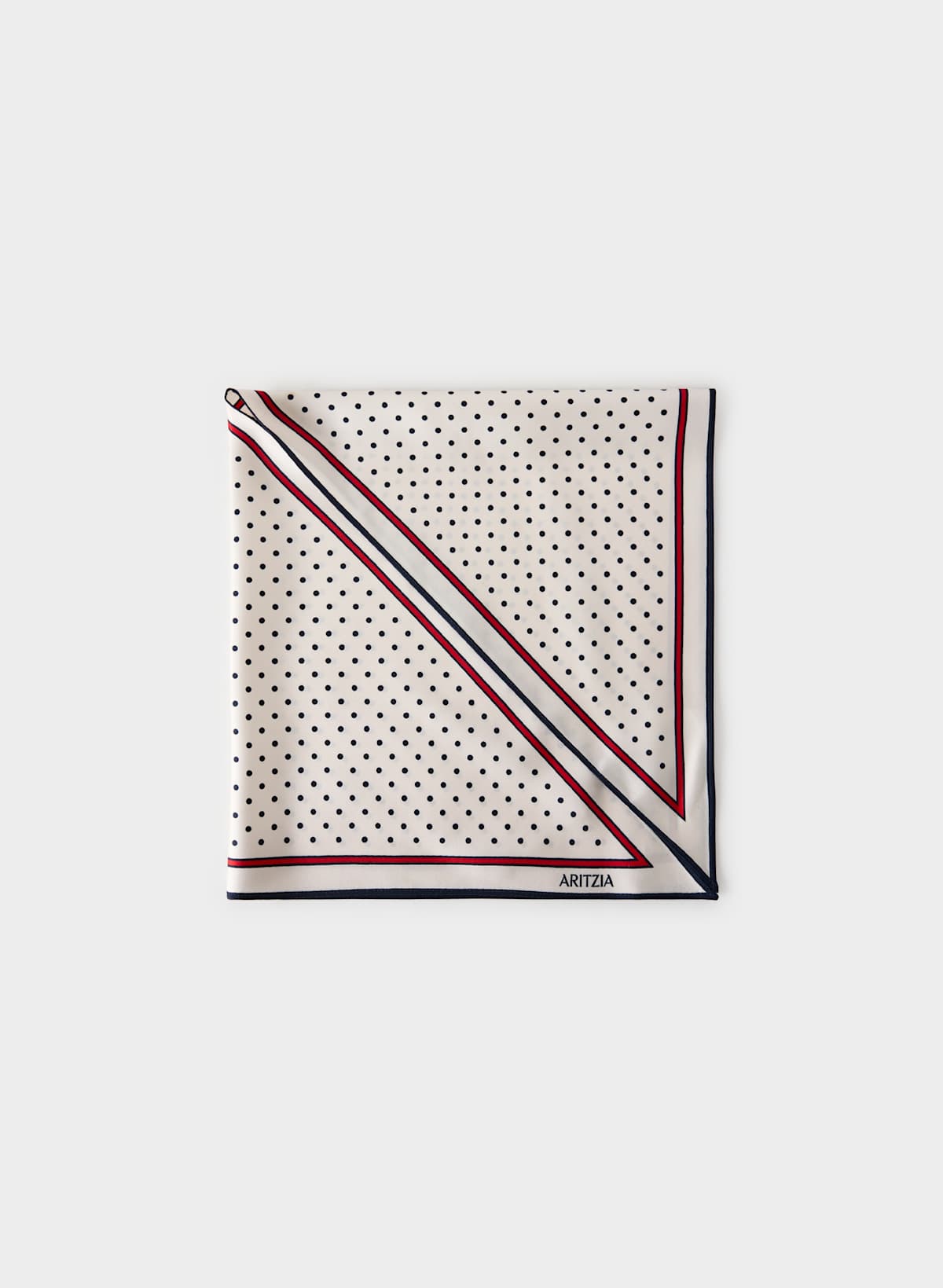 Vitti Silk Triangle Scarf - Image 3