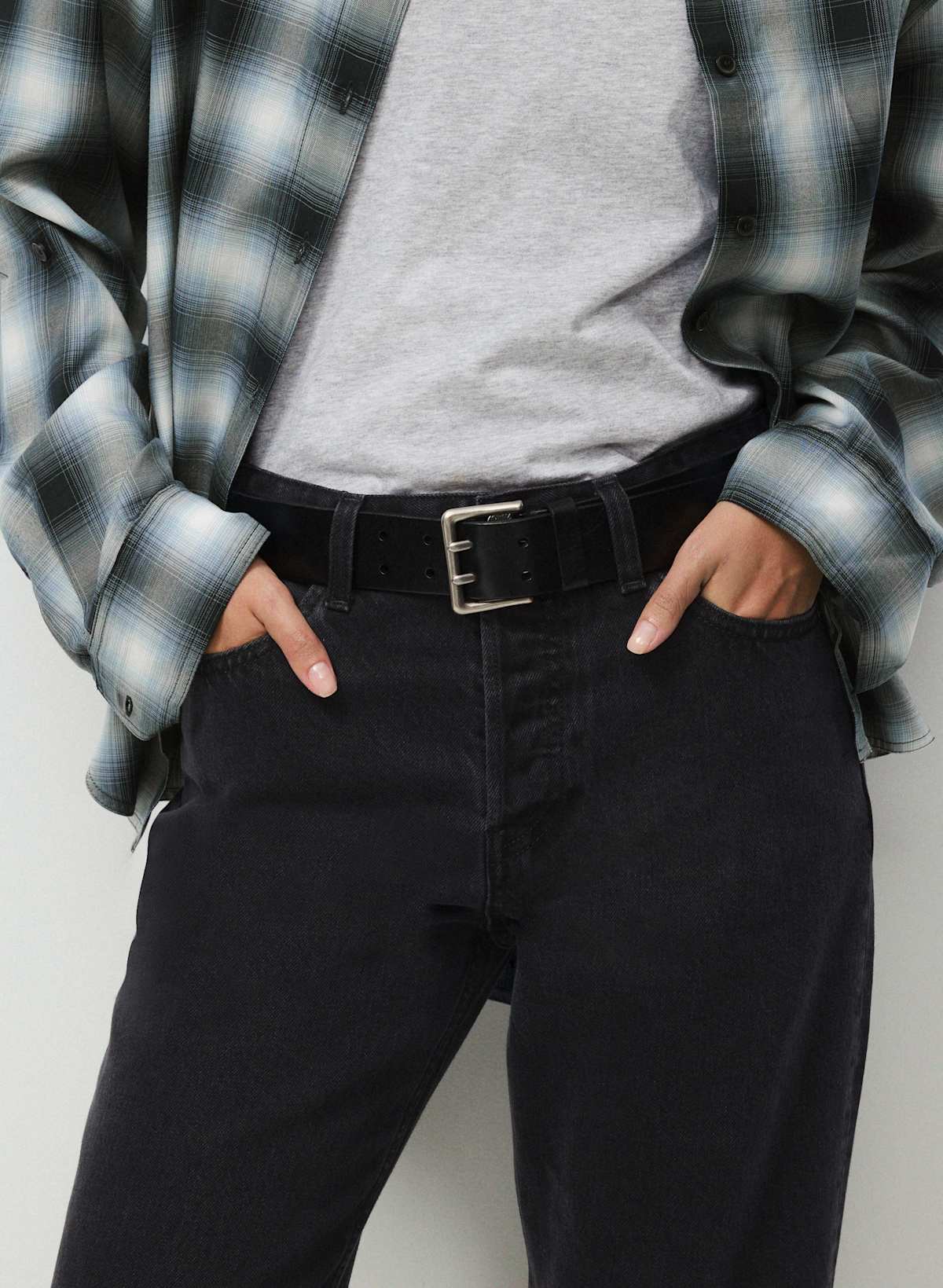 Paragon Solid Brass Leather Belt