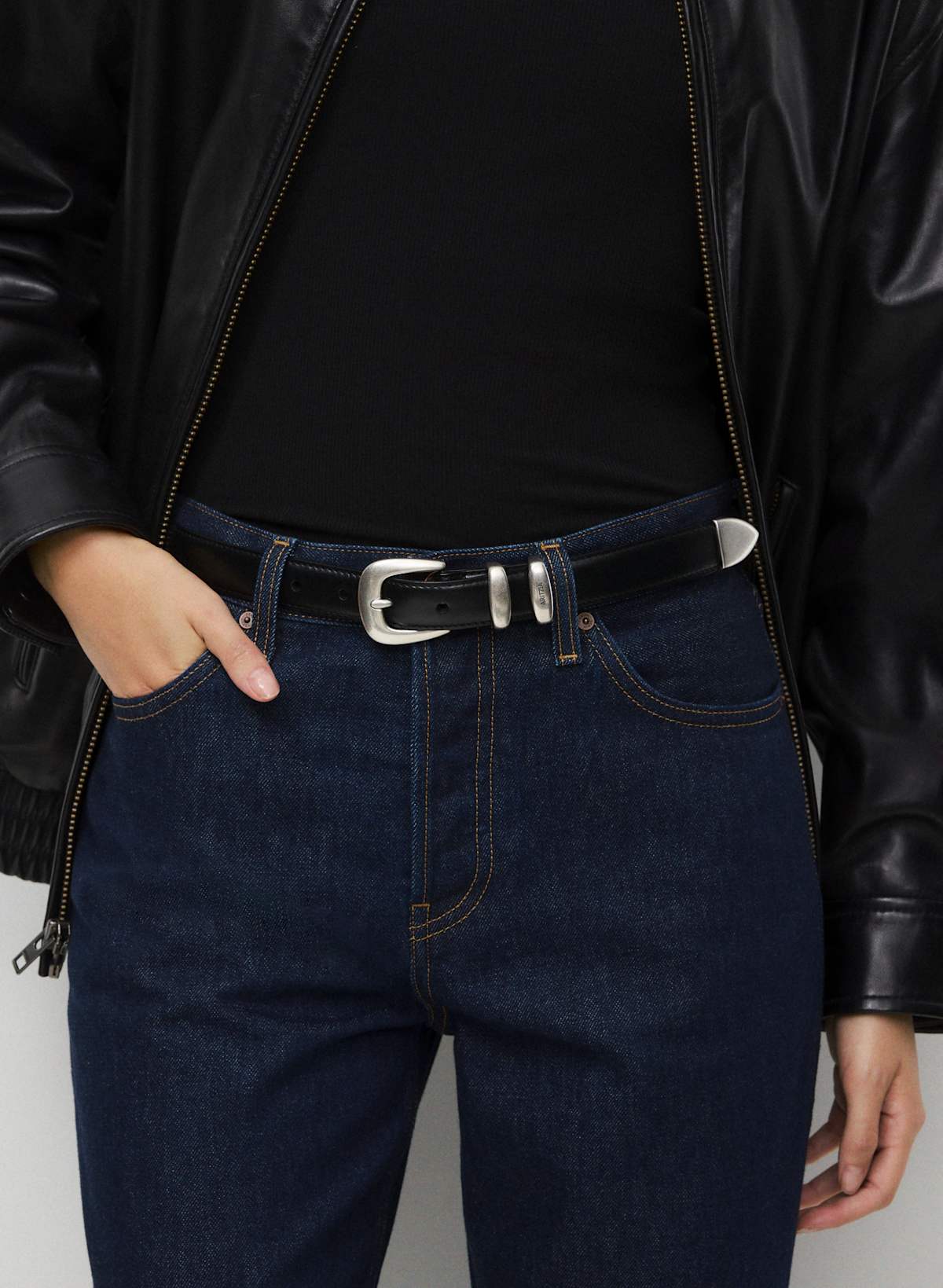 Legendary Solid Brass Leather Belt