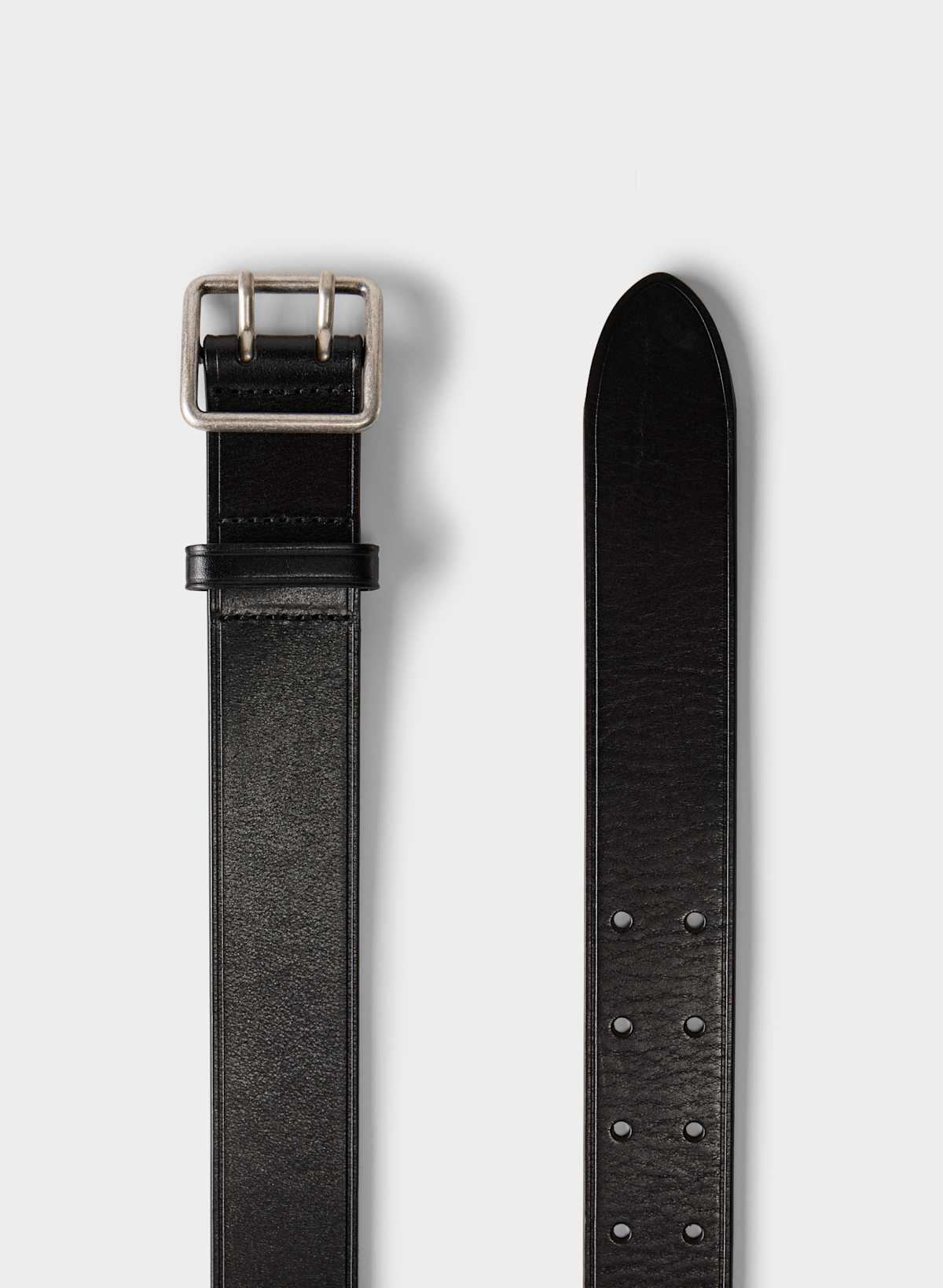 Lineage Solid Brass Leather Belt - Image 2