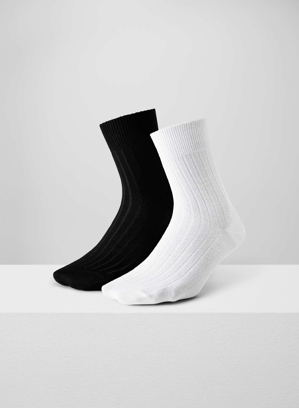 Dressy Wide Rib Ankle Sock 2-Pack - Image 3