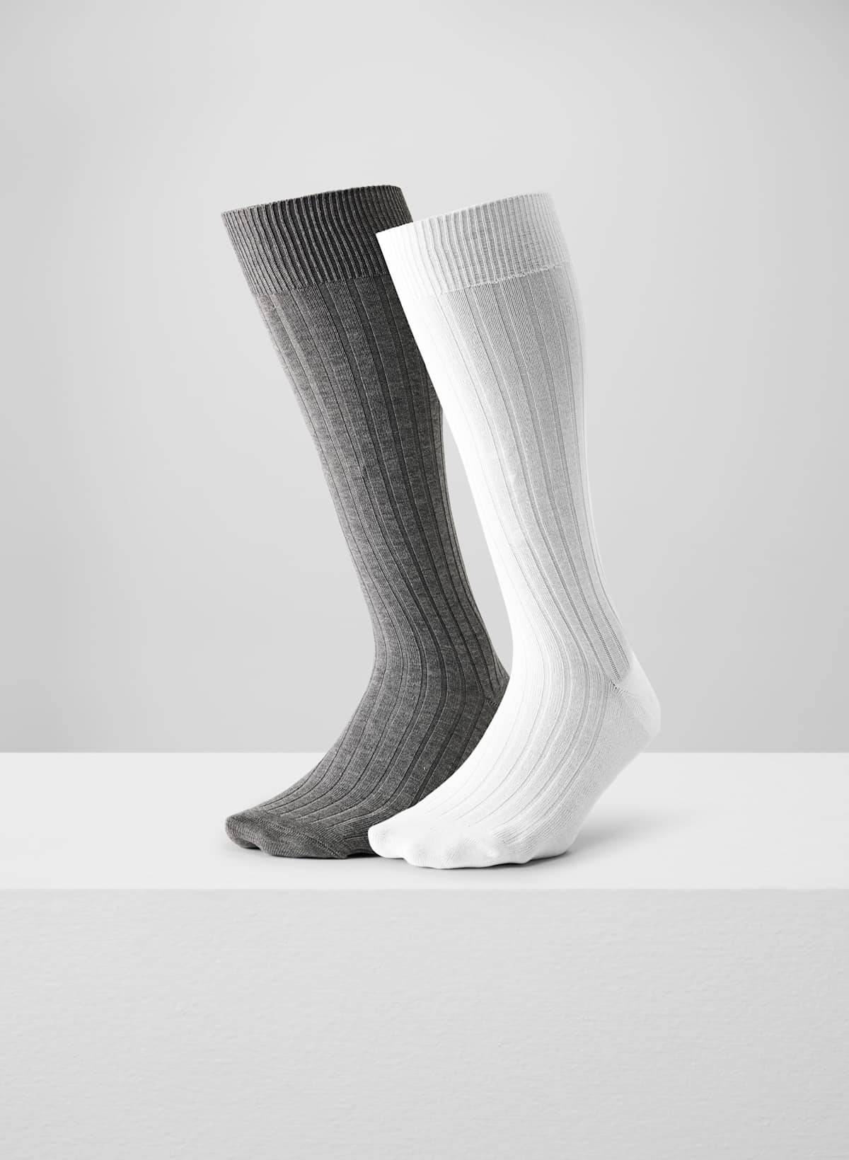 Dressy Wide Rib Mid-Calf Sock 2-Pack - Image 3