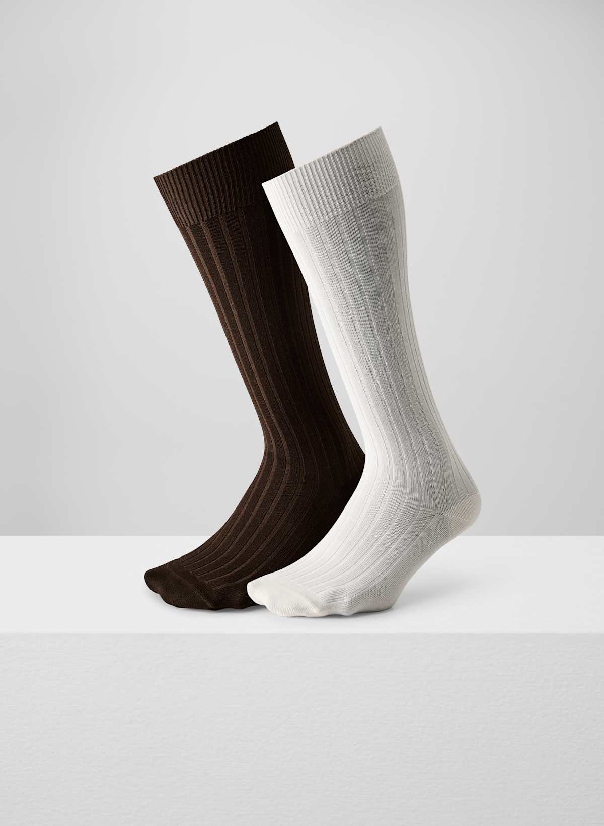 Dressy Wide Rib Mid-Calf Sock 2-Pack - Image 2