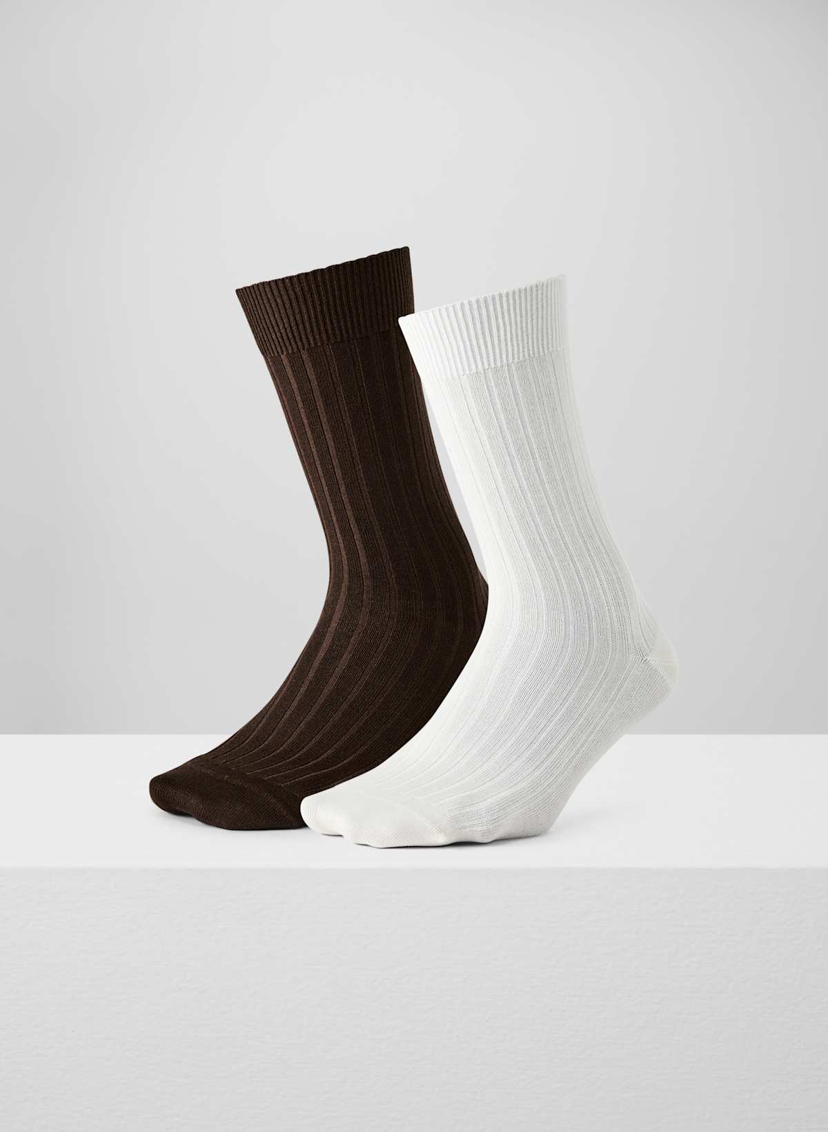Dressy Wide Rib Crew Sock 2-Pack - Image 3