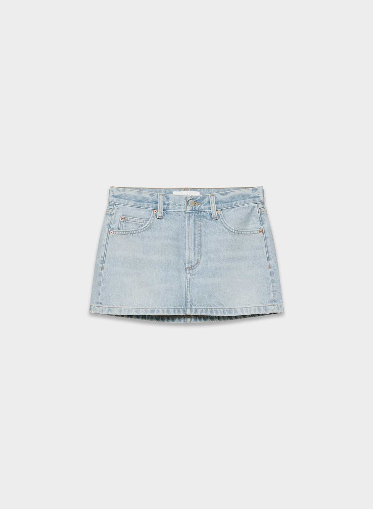 Denim Forum The ‘90s Vintage Micro Denim Skirt - Image 2