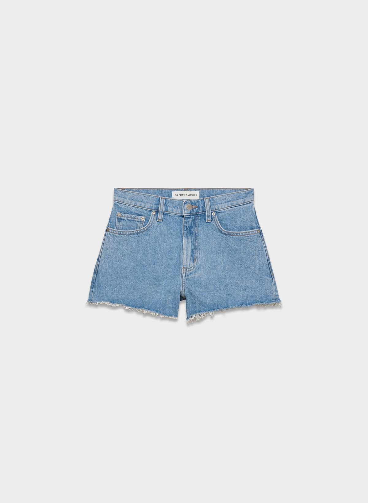 Denim Forum Jodie Hi-Rise Mini Denim Short - Image 2