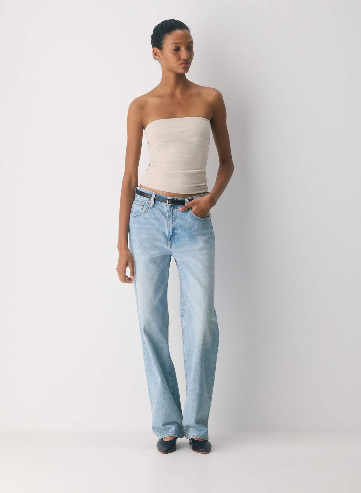 Casual Contour Hi-Hip Tube Top - Image 2