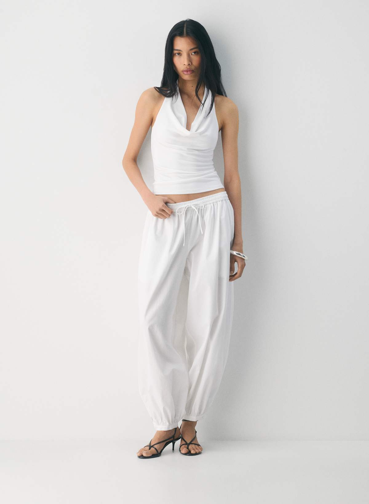 Smooth Matter Tableau Halter Top