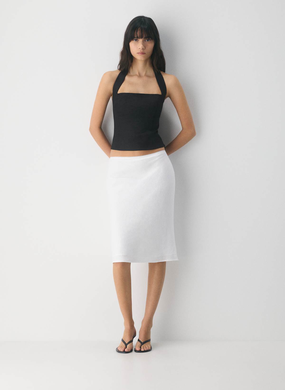 Whisper Linen Halter Top - Image 3