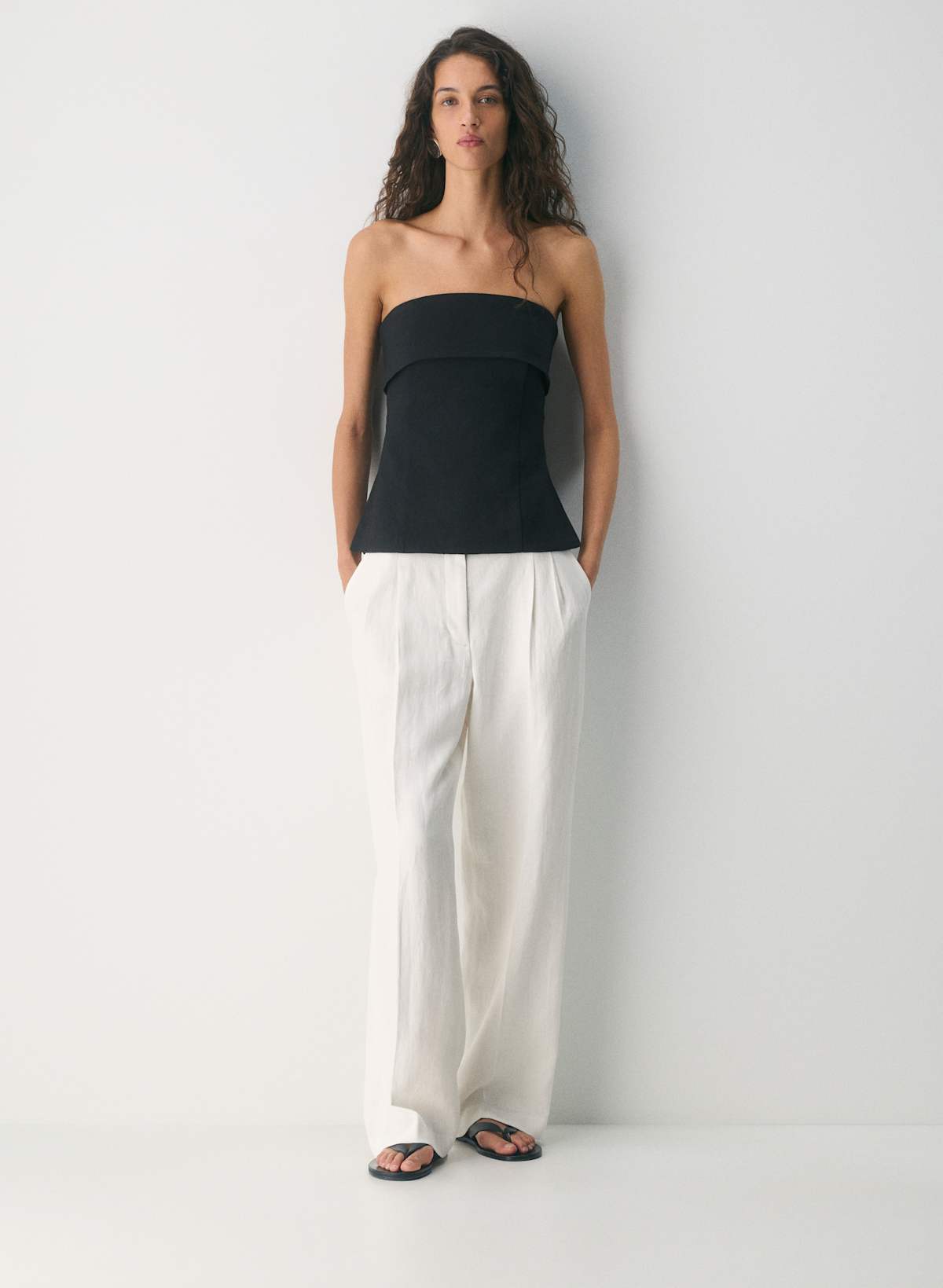 Element Linen Tube Top