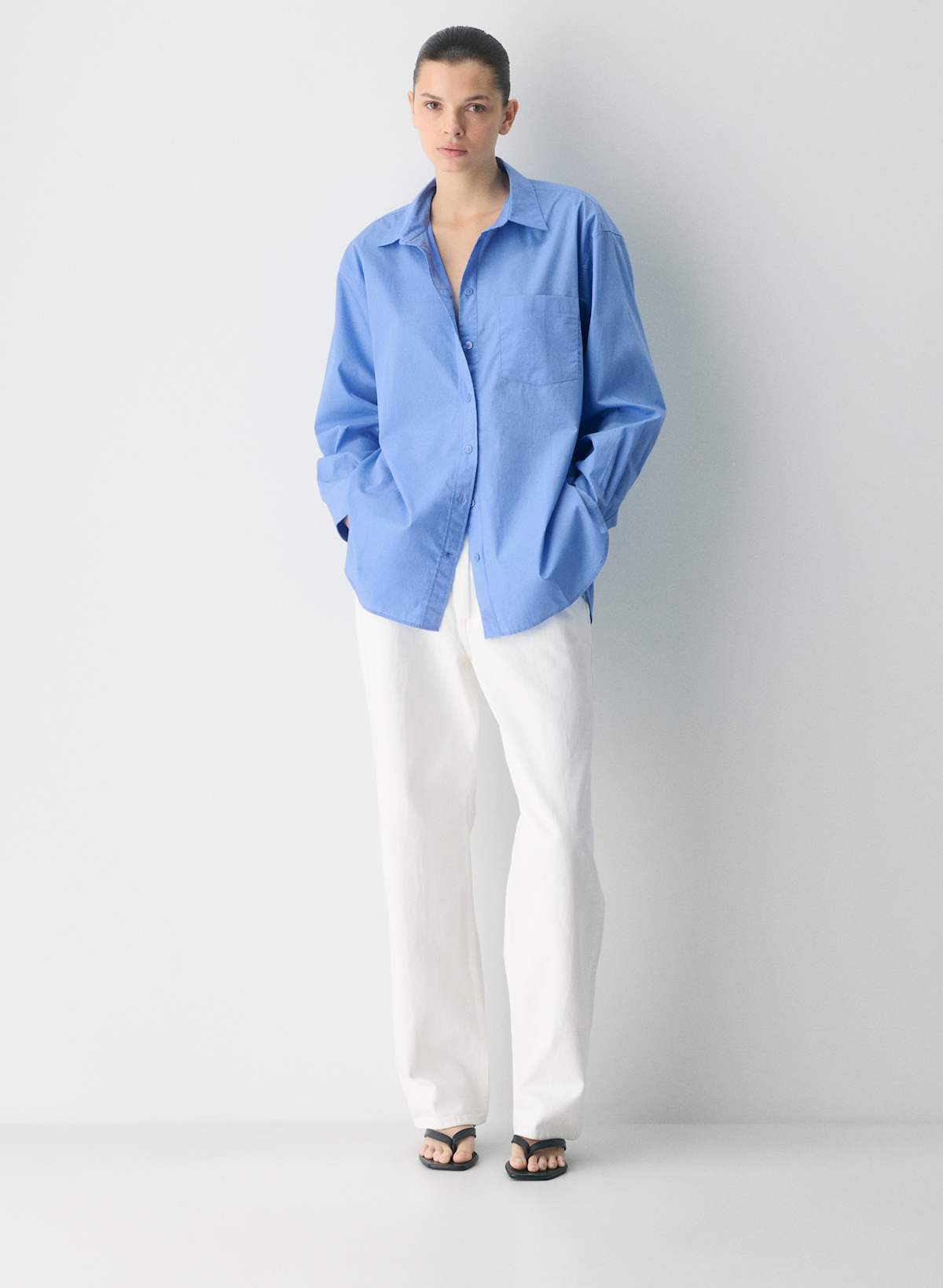 Outro Oversized Poplin Shirt