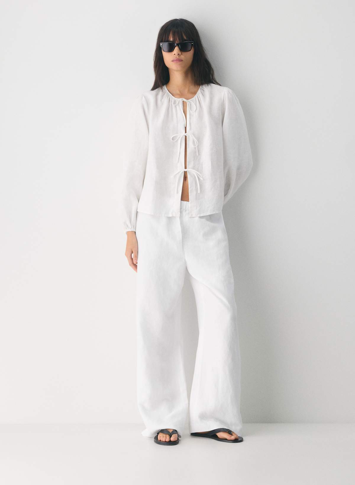 Tybee Linen Blouse - Image 2