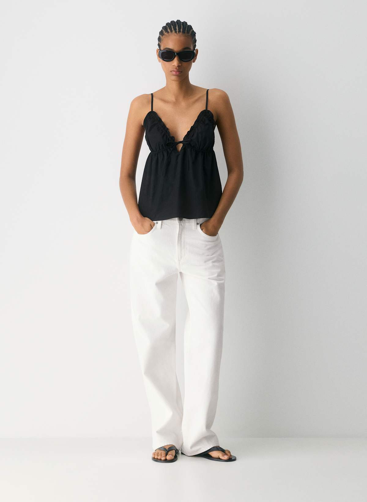 Caviar Poplin Camisole - Image 2