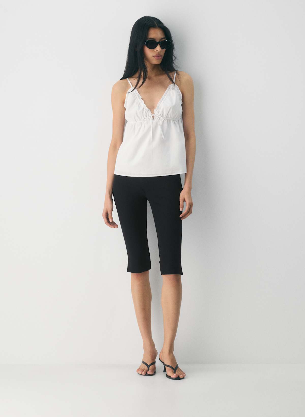 Caviar Poplin Camisole