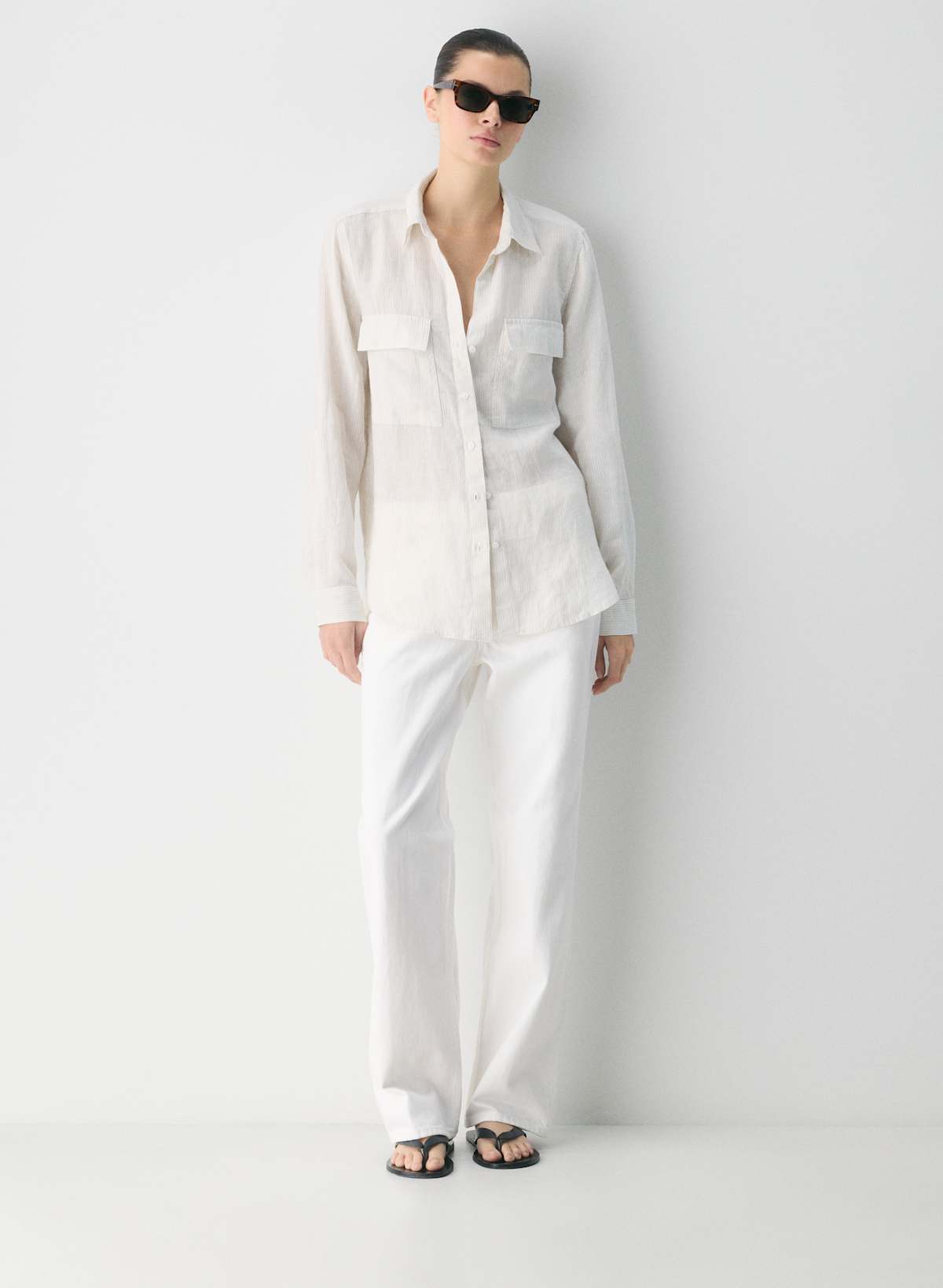 Utility Linen Shirt - Image 2