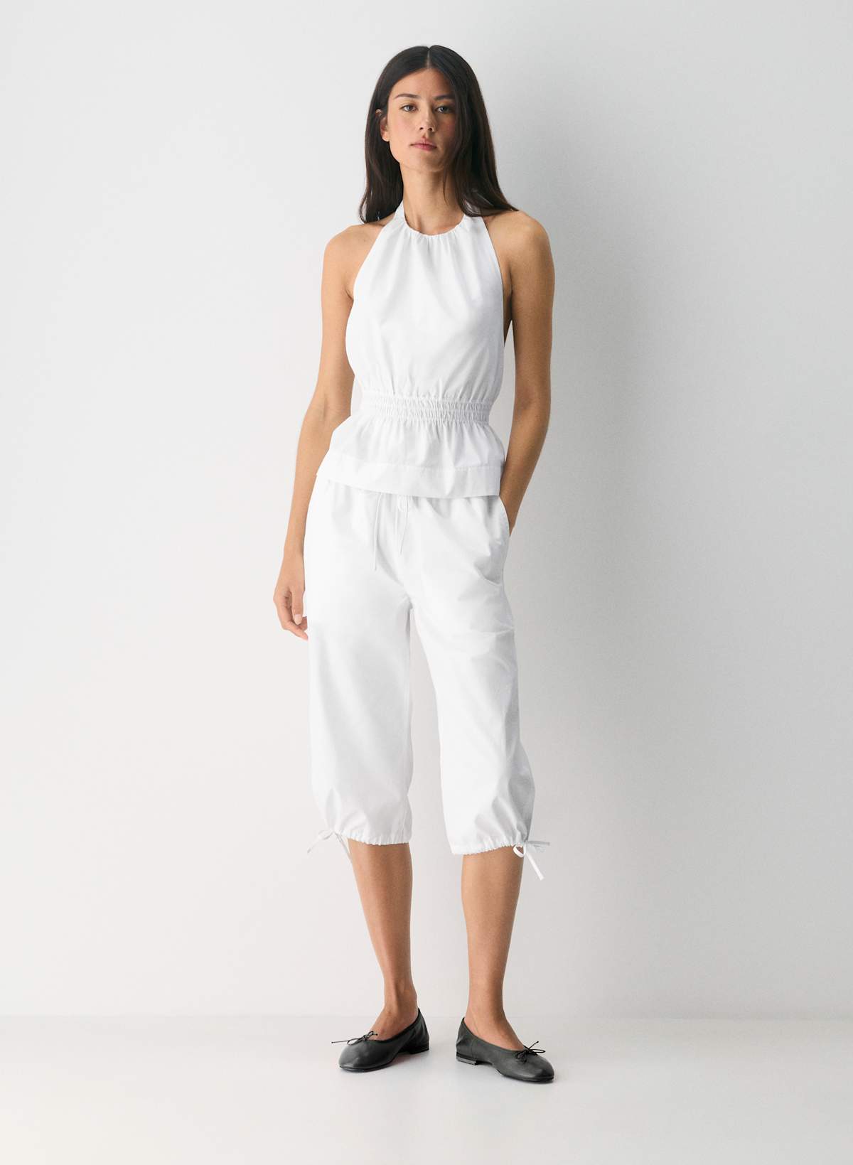 Elinor Poplin Halter Top