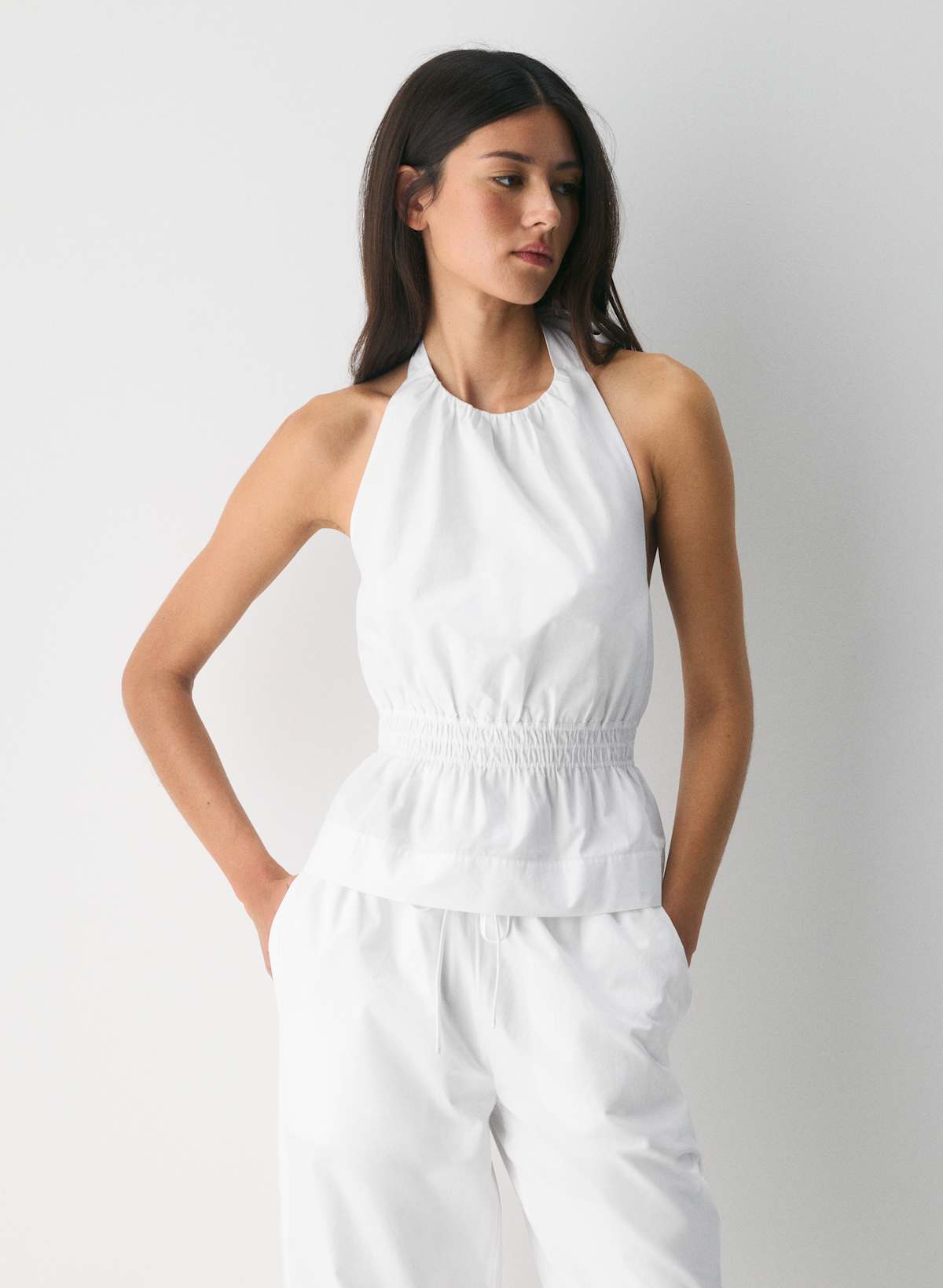 Elinor Poplin Halter Top - Image 3