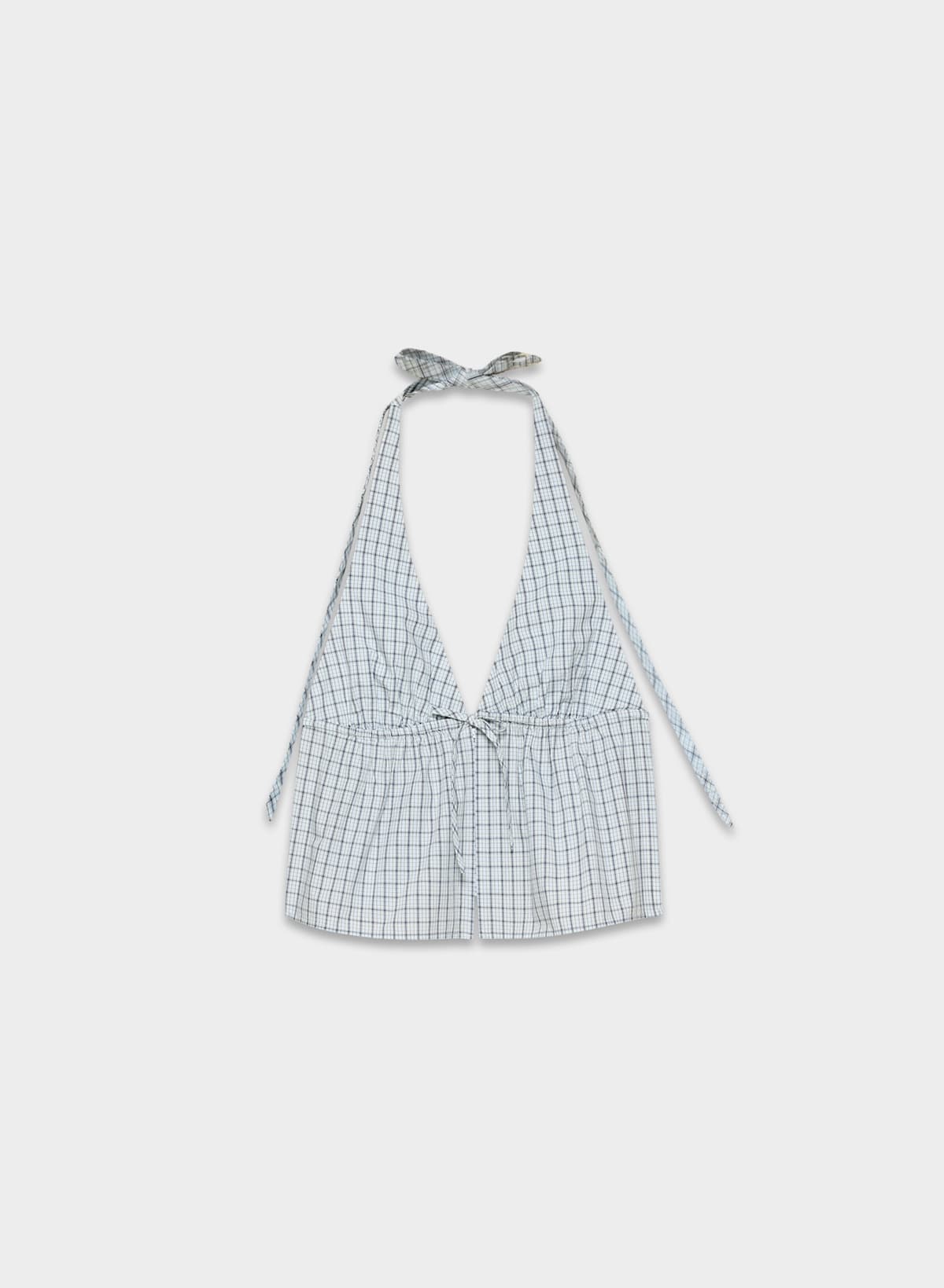 Brioche Poplin Halter Top - Image 2