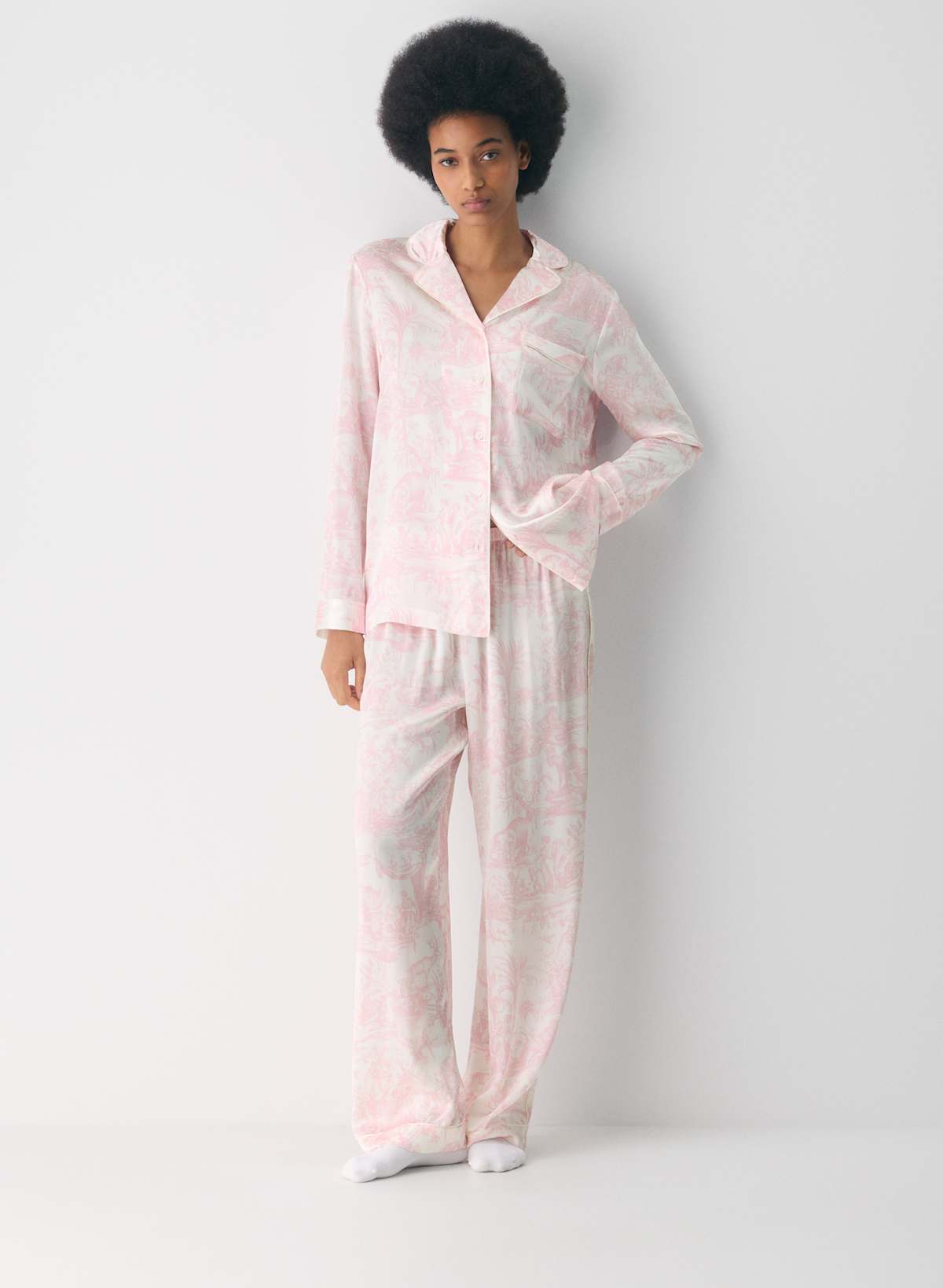 Nightside Silk Pajama Shirt - Image 2
