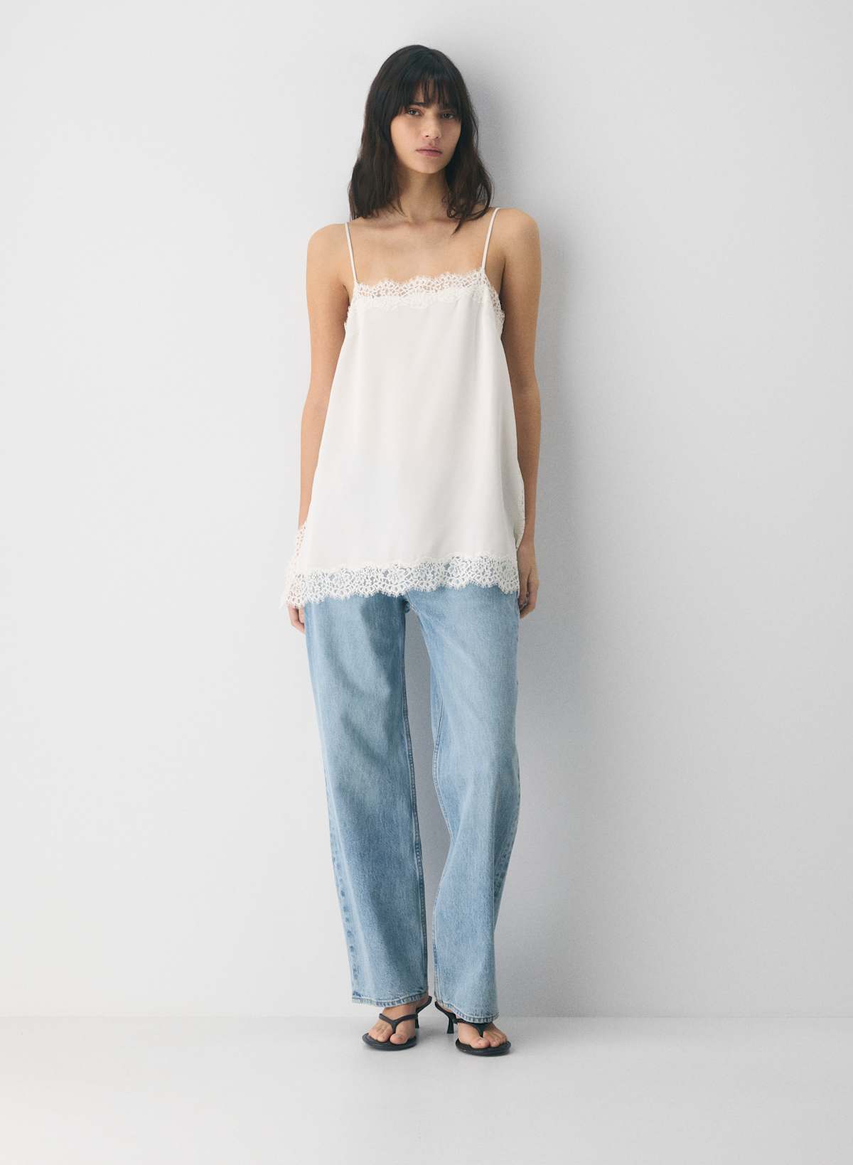 Serif Satin Camisole - Image 3