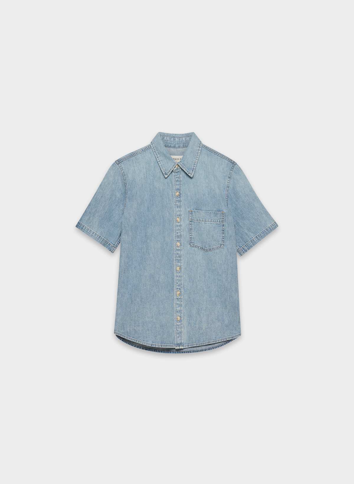 Denim Forum The '90s Vintage Shortsleeve Denim Shirt - Image 2