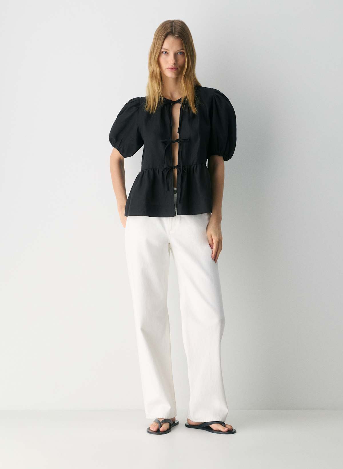Violette Linen Blouse
