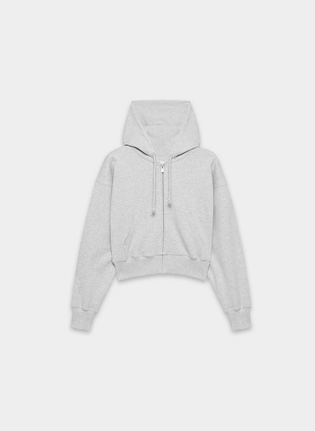 Terry Sweatfleece Boyfriend Boxy Zip Hoodie - Image 2