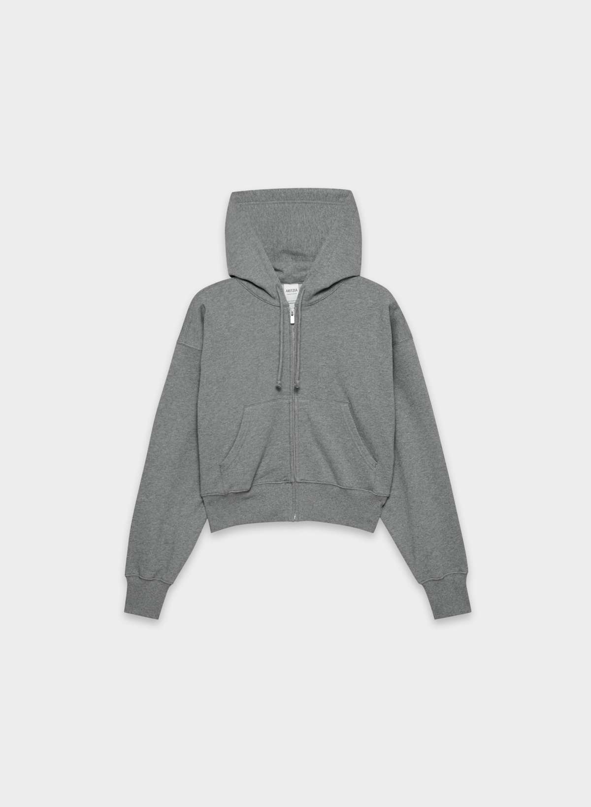 Terry Sweatfleece Boyfriend Boxy Zip Hoodie - Image 3