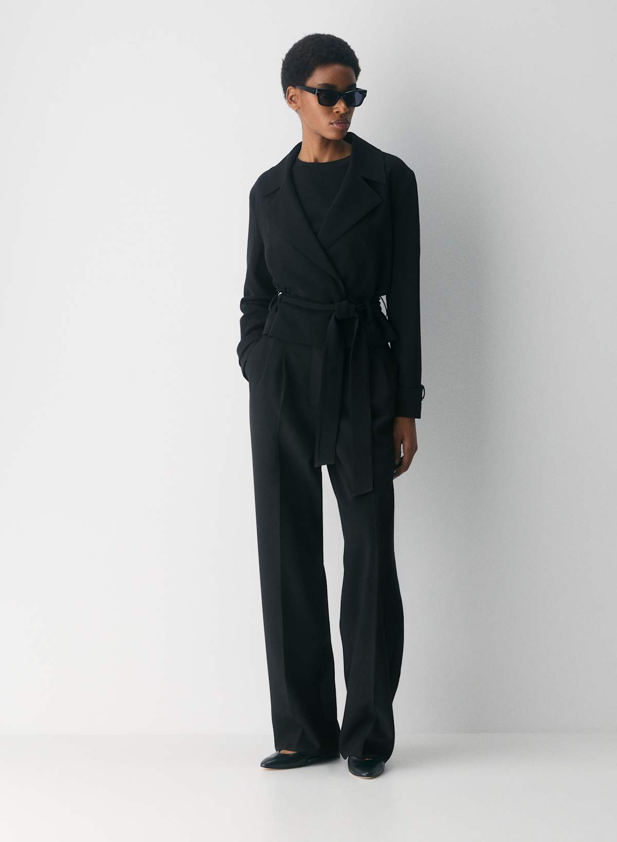 Postage Trench Coat - Sway Crepe - Image 3