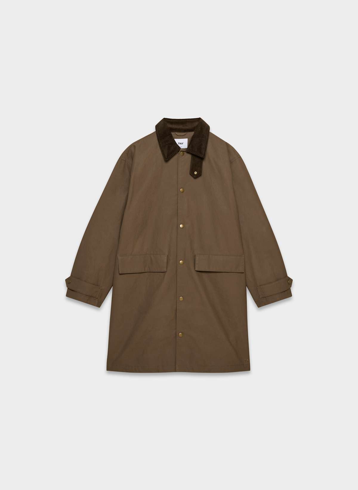 Soundwave Waxed Trench Coat - Image 3