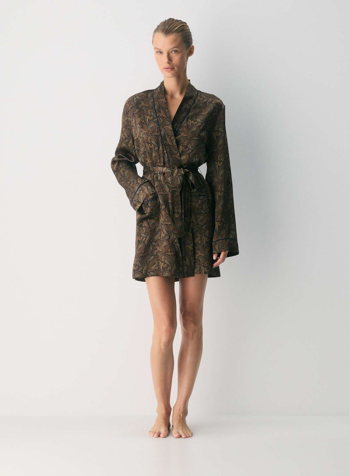 Nightside Silk Pajama Robe