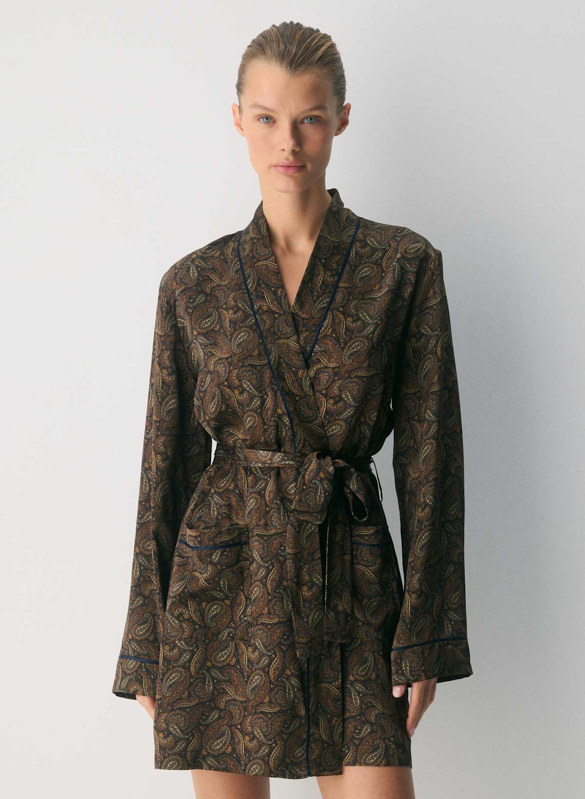 Nightside Silk Pajama Robe - Image 3