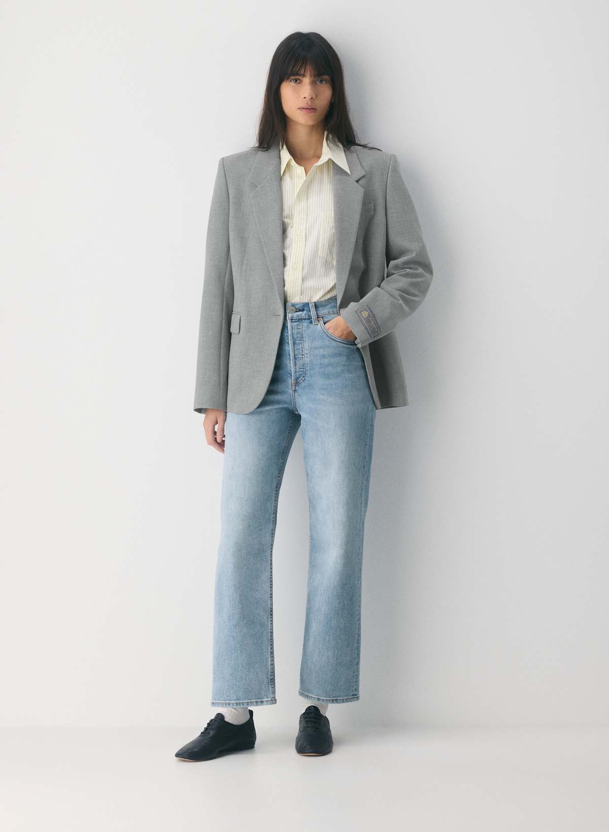 Denim Forum The Arlo Hi-Rise Straight Jean - Image 2