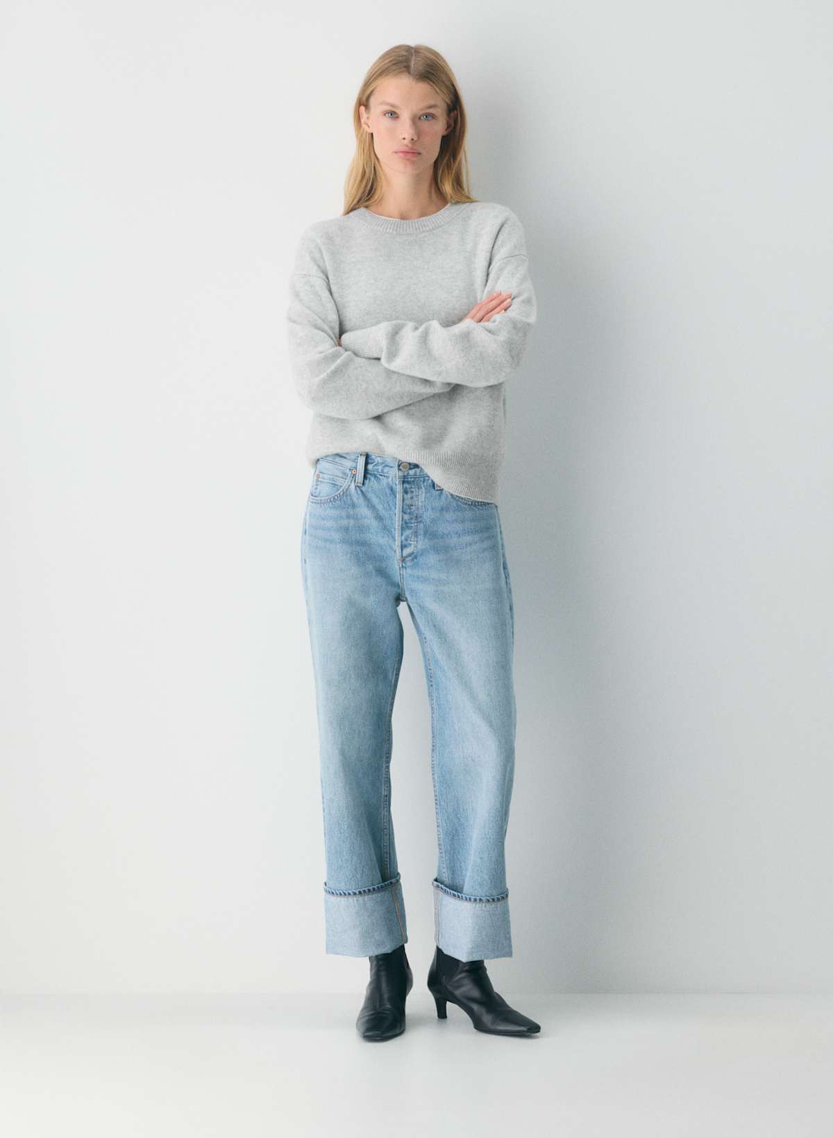 Denim Forum The '90s Vintage Lo-Rise Straight Jean