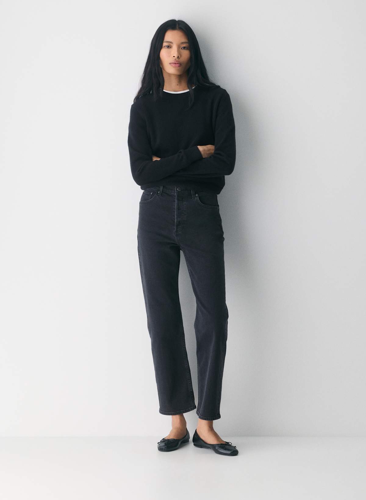 Denim Forum The Arlo Hi-Rise Straight Jean - Image 3