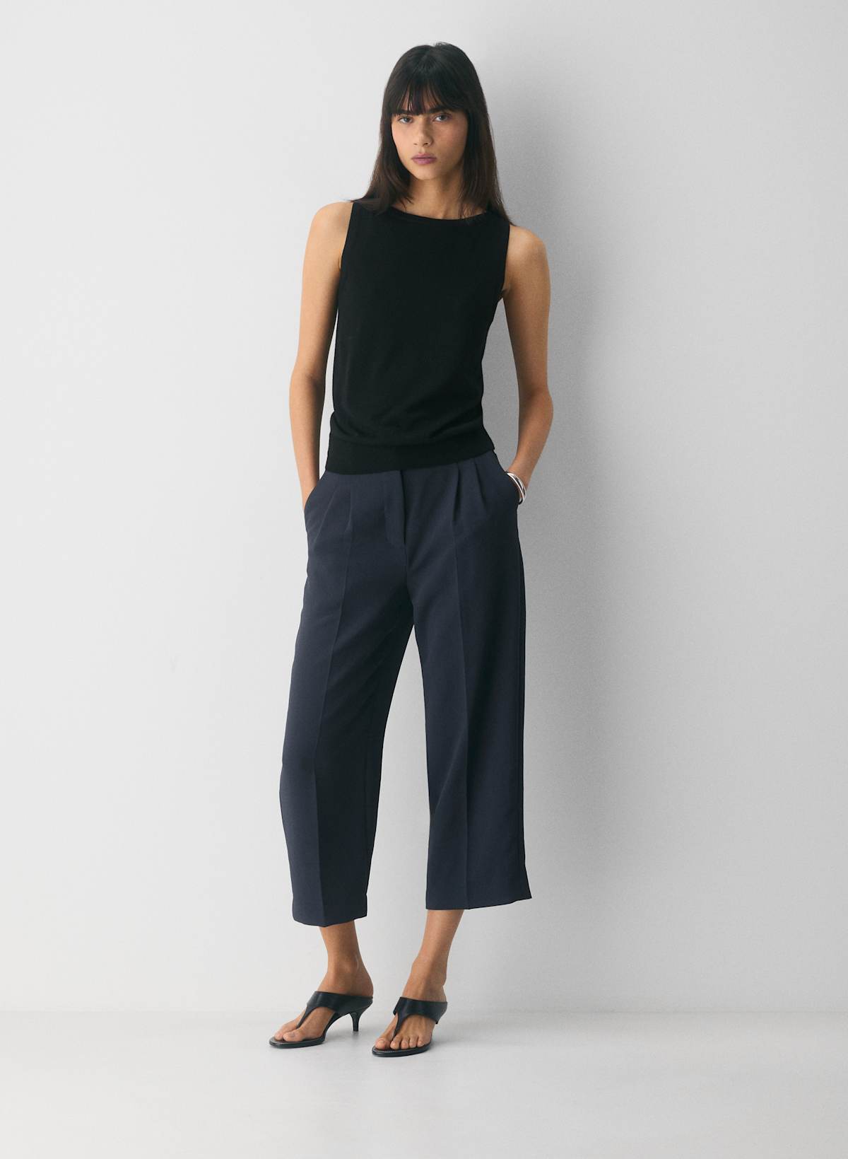 The Effortless Pant Cropped - Crepette
